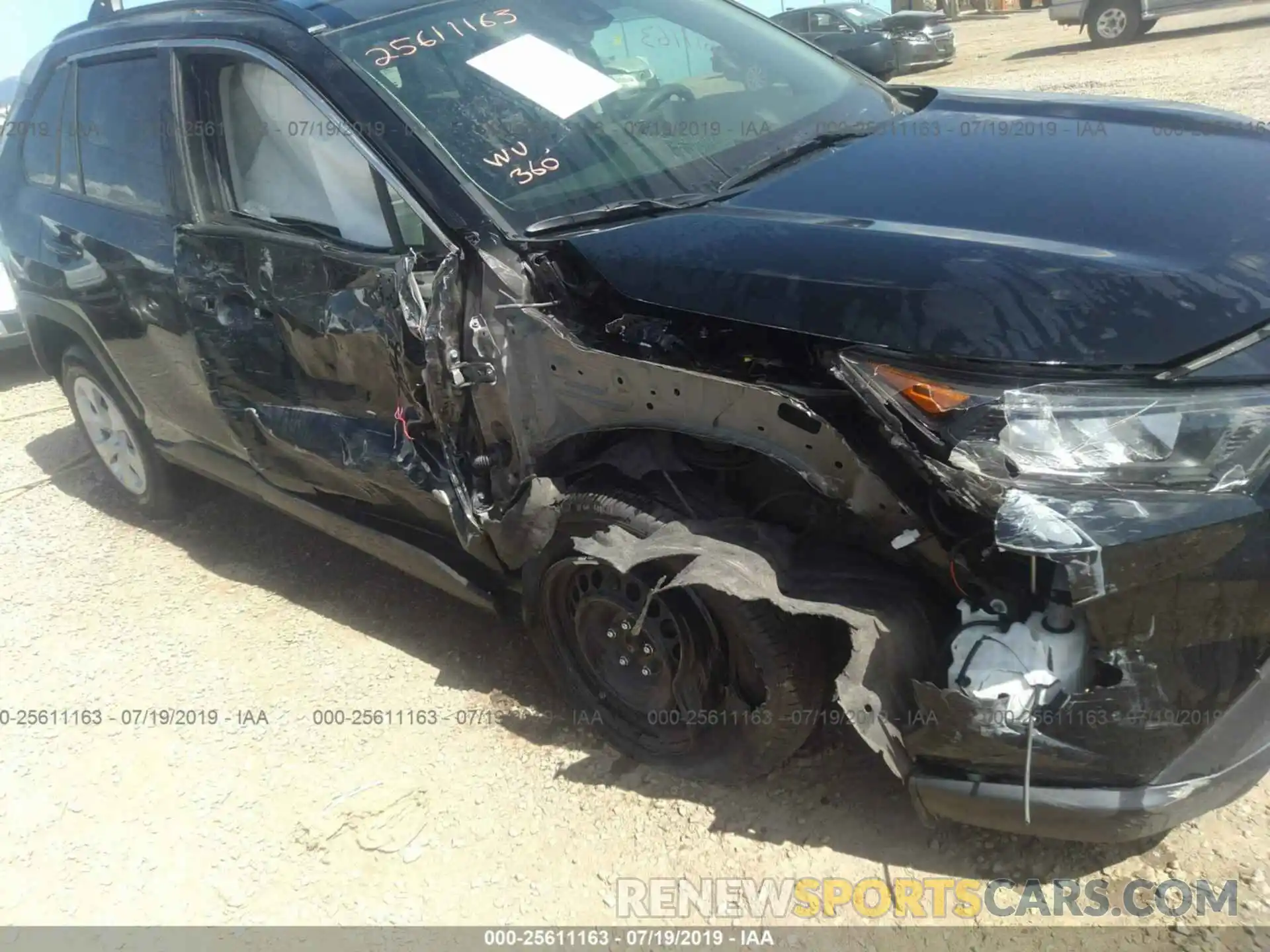 6 Photograph of a damaged car JTMF1RFVXKJ004701 TOYOTA RAV4 2019