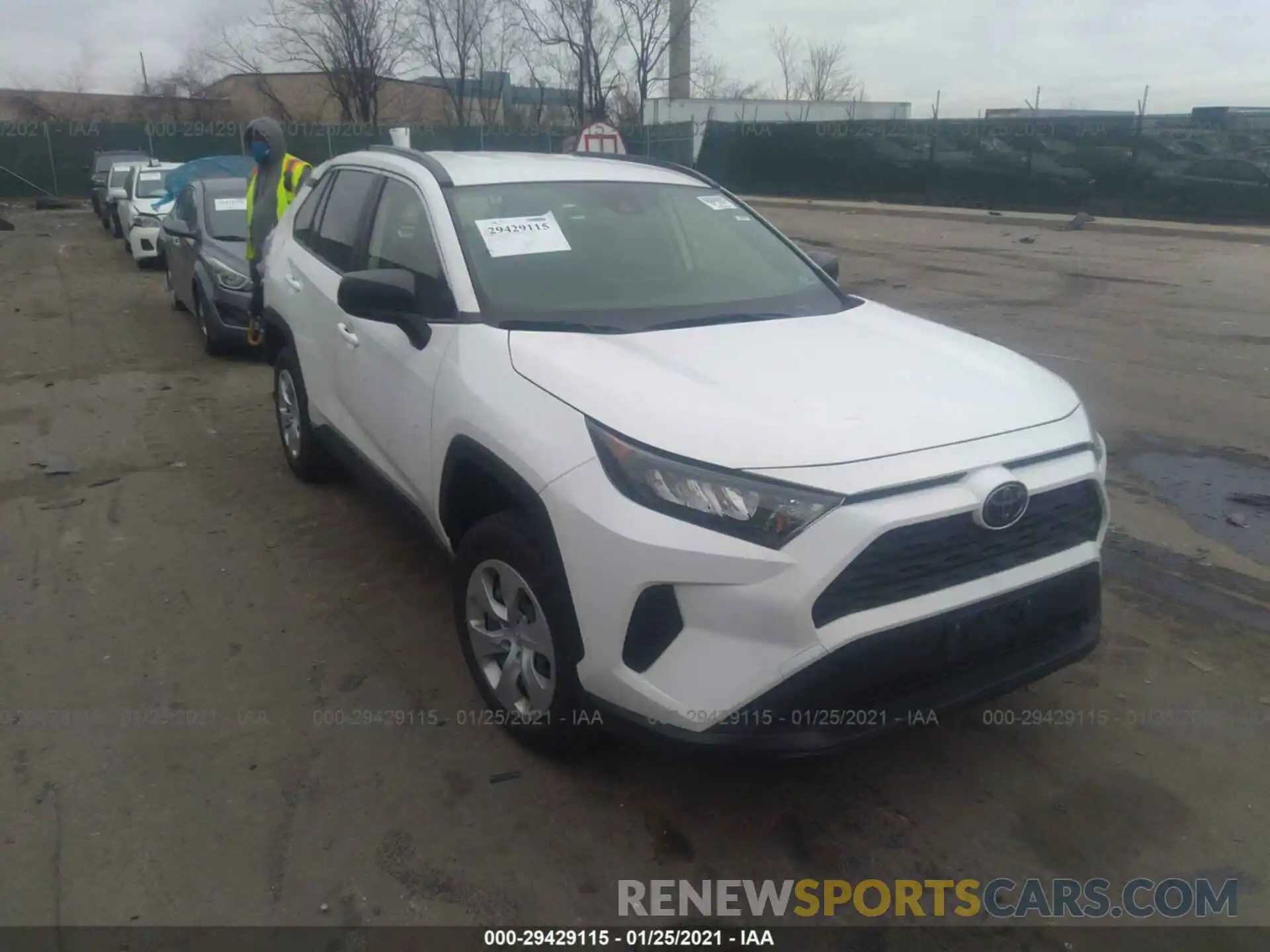 1 Фотография поврежденного автомобиля JTMF1RFVXKJ004990 TOYOTA RAV4 2019