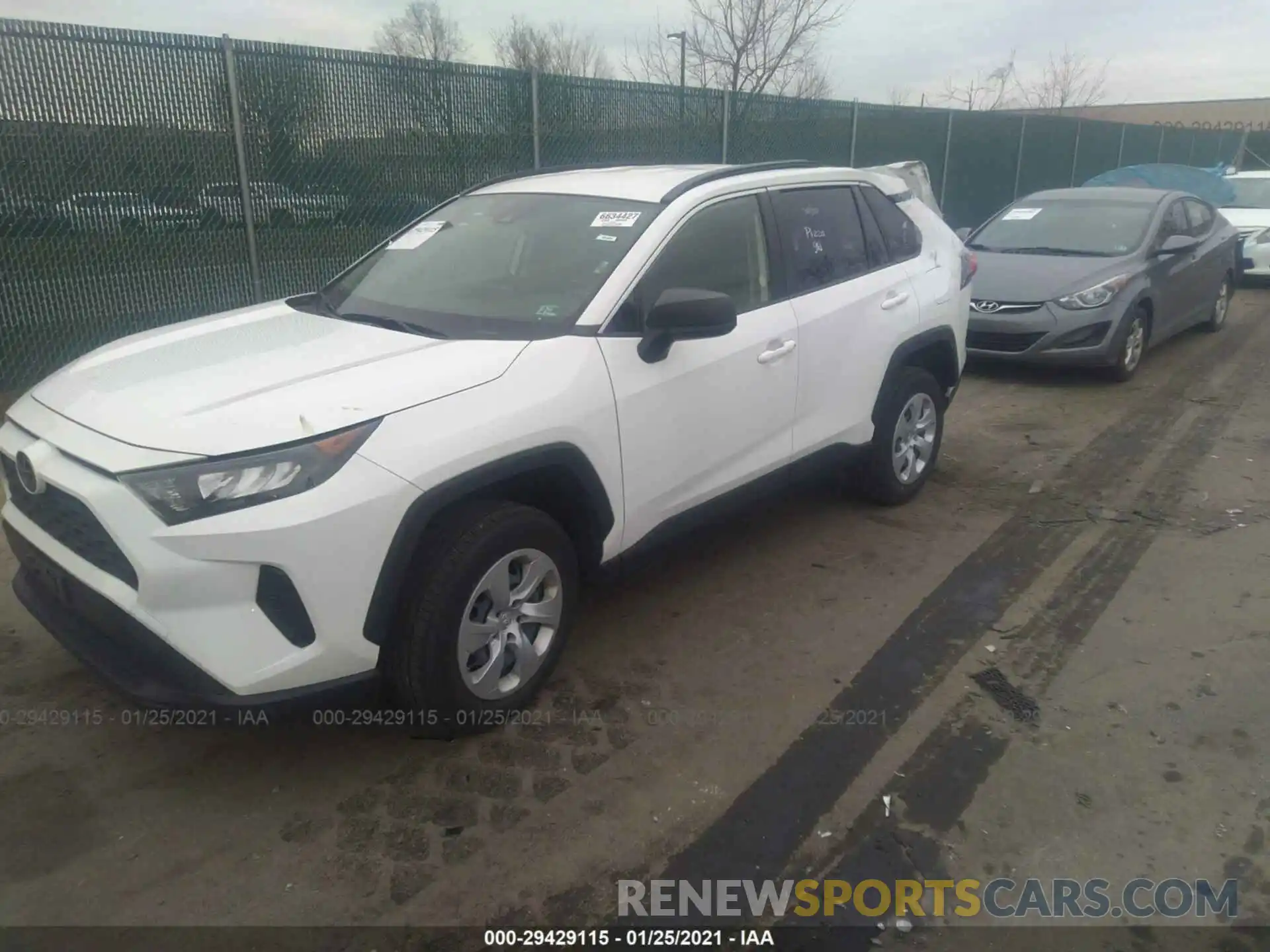 2 Photograph of a damaged car JTMF1RFVXKJ004990 TOYOTA RAV4 2019