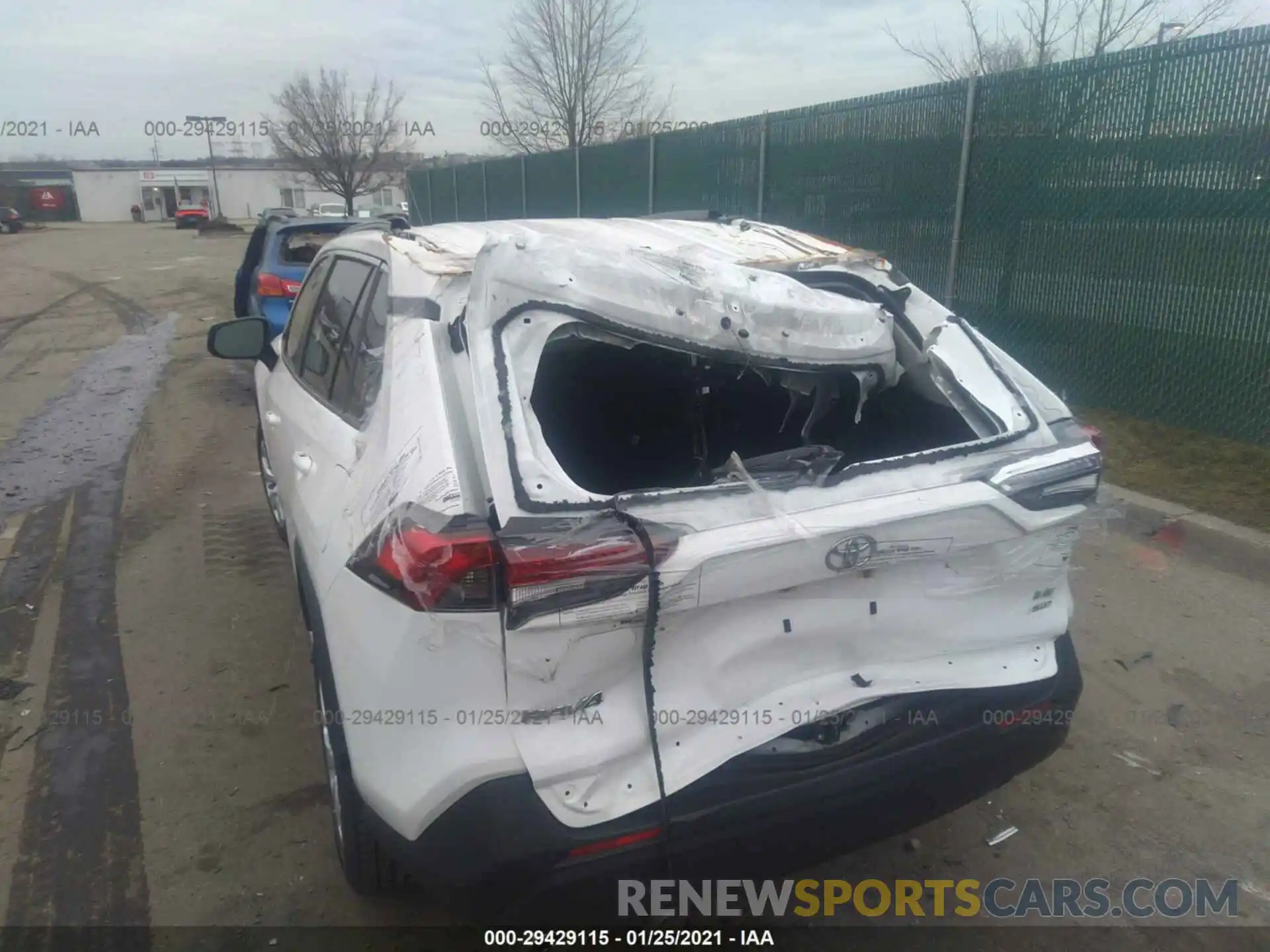 6 Photograph of a damaged car JTMF1RFVXKJ004990 TOYOTA RAV4 2019