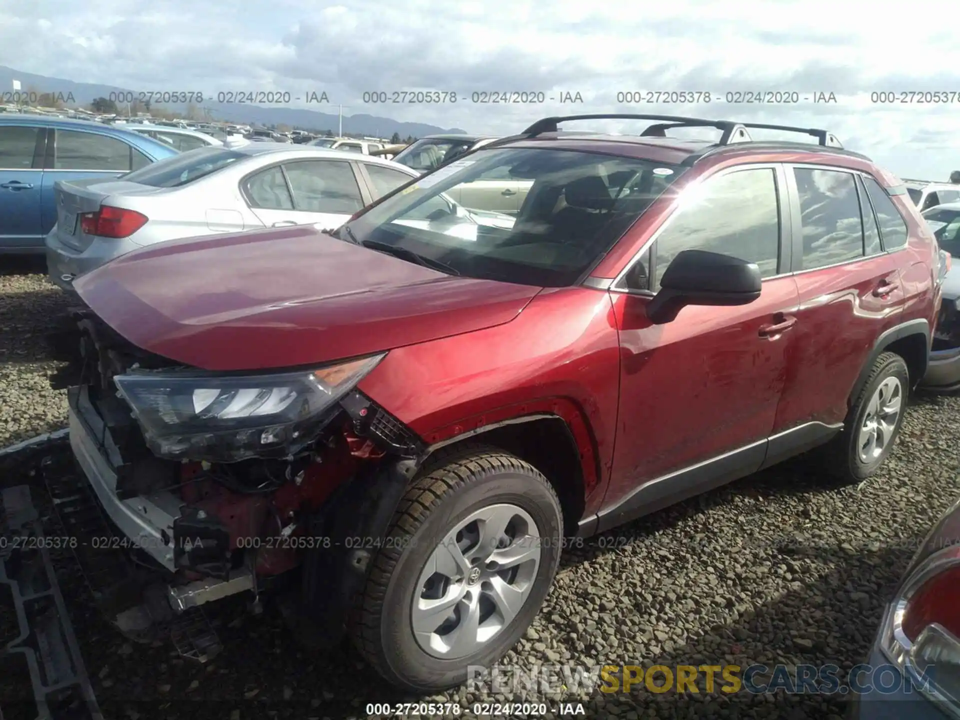 2 Photograph of a damaged car JTMF1RFVXKJ007520 TOYOTA RAV4 2019