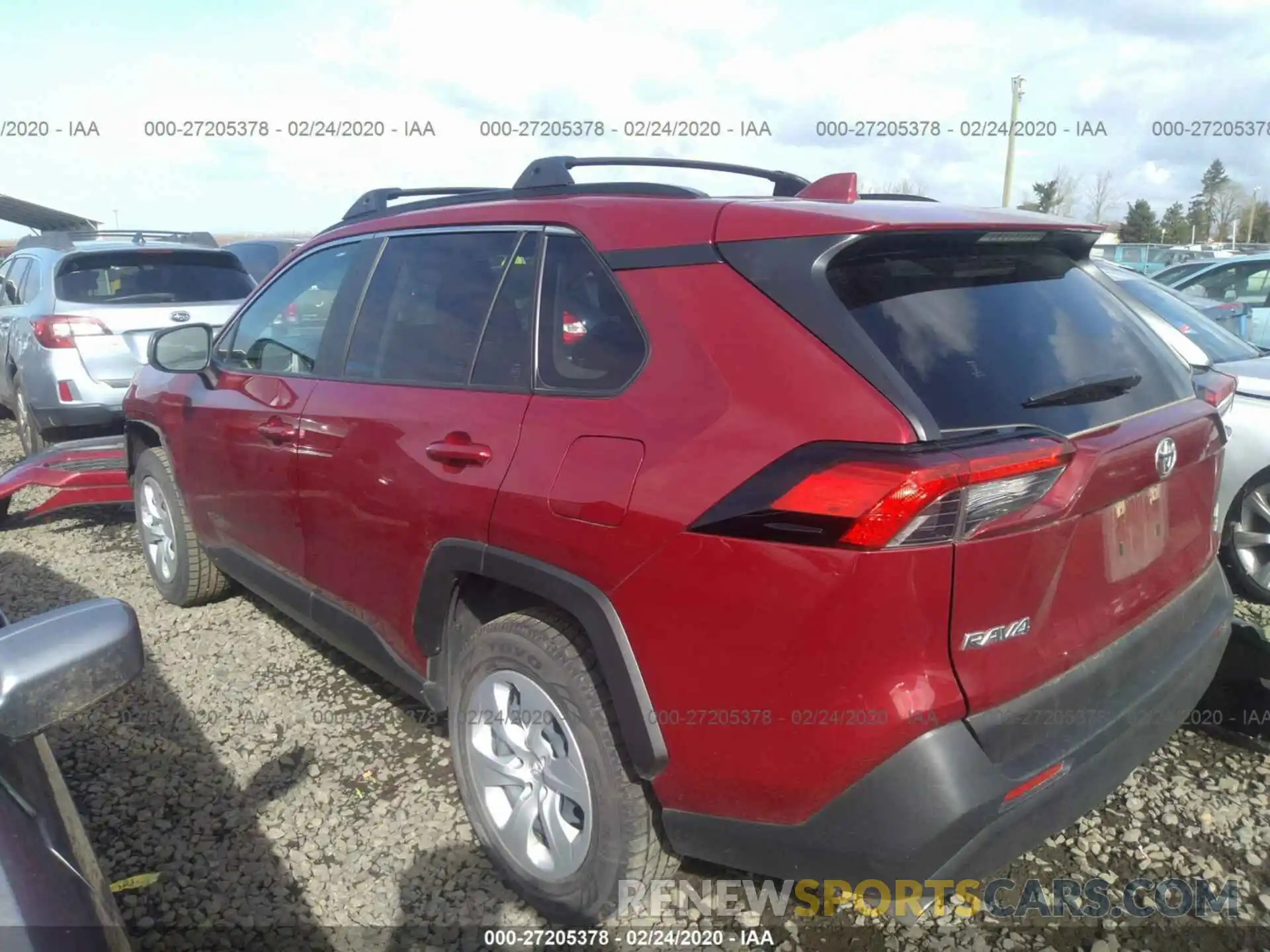 3 Фотография поврежденного автомобиля JTMF1RFVXKJ007520 TOYOTA RAV4 2019