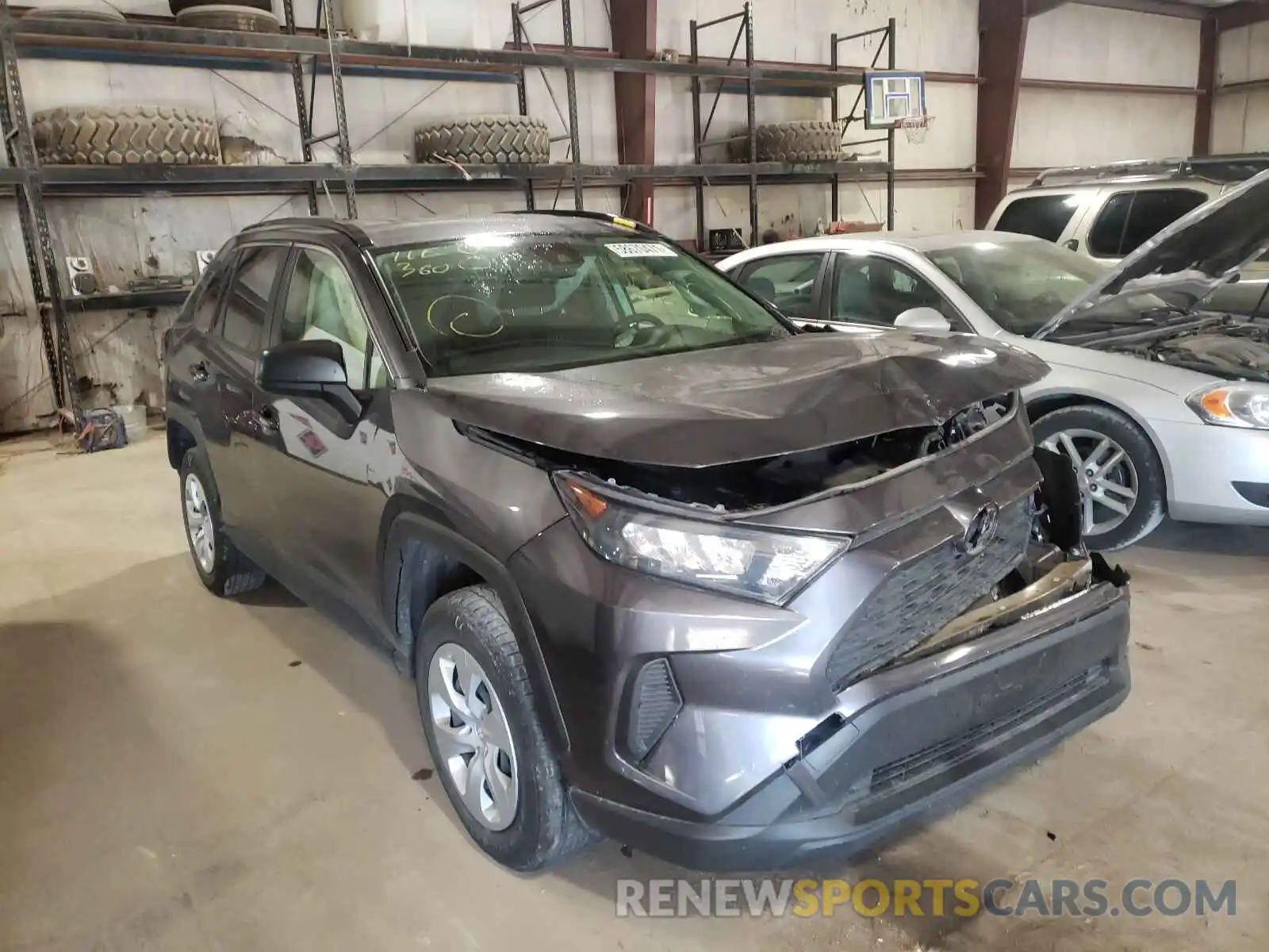 1 Photograph of a damaged car JTMF1RFVXKJ015701 TOYOTA RAV4 2019