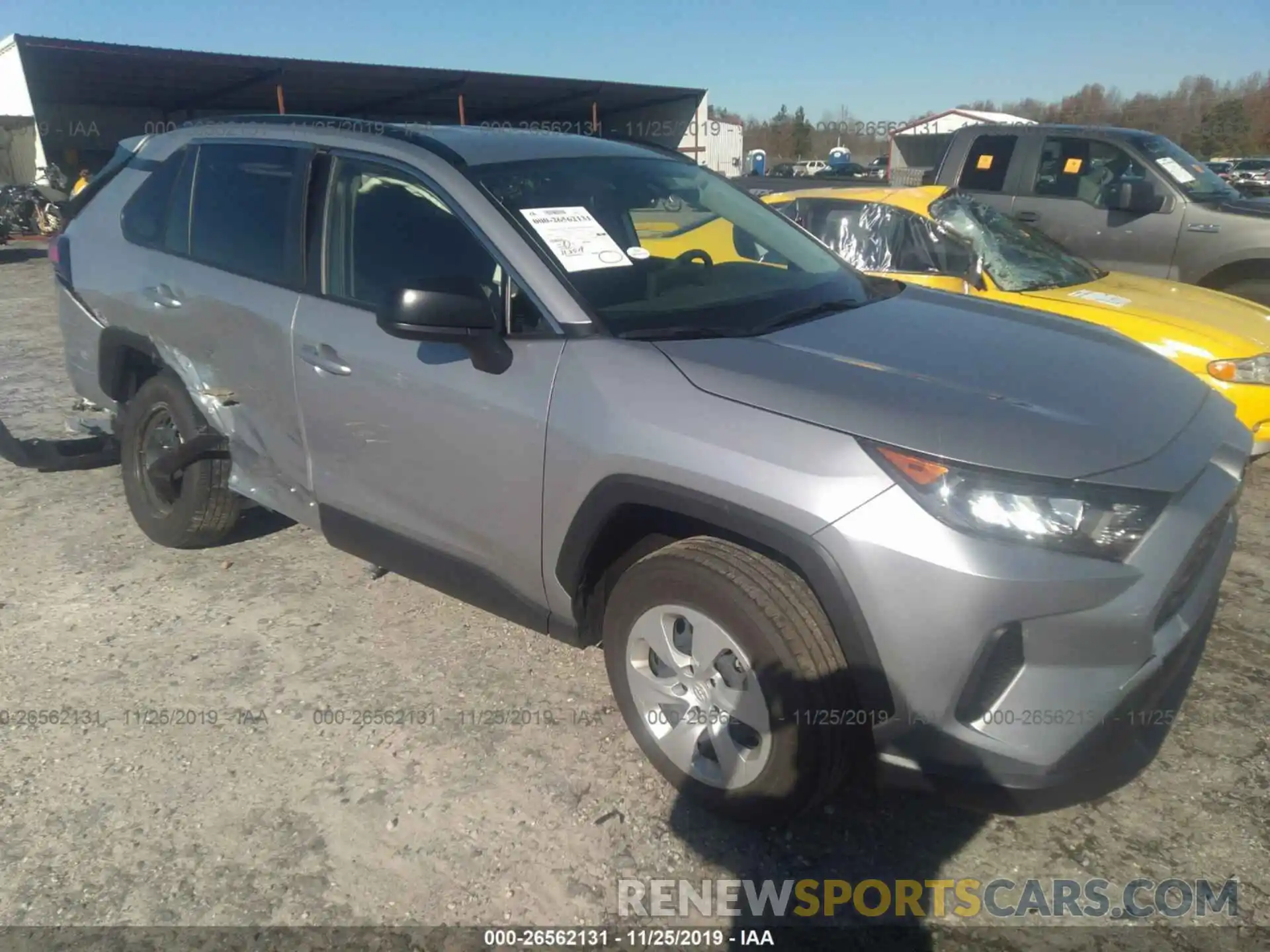 1 Photograph of a damaged car JTMF1RFVXKJ016380 TOYOTA RAV4 2019