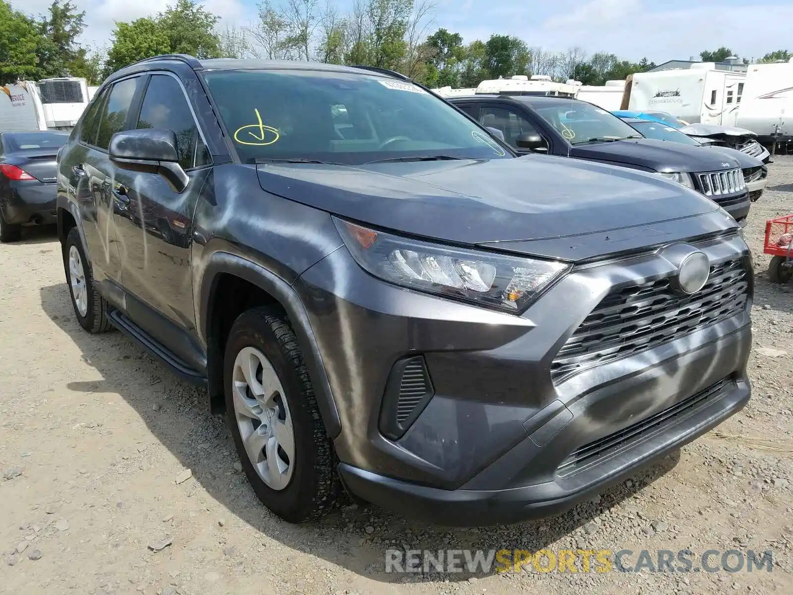 1 Photograph of a damaged car JTMF1RFVXKJ017982 TOYOTA RAV4 2019