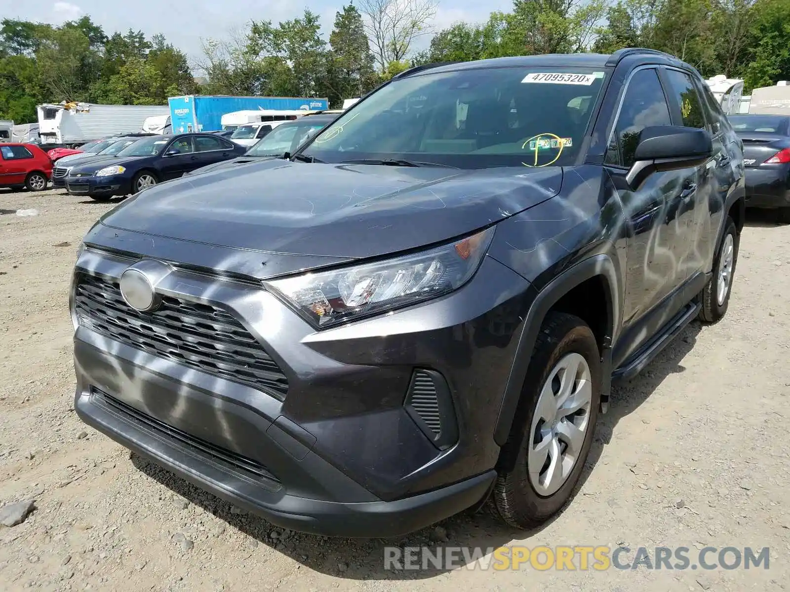 2 Photograph of a damaged car JTMF1RFVXKJ017982 TOYOTA RAV4 2019