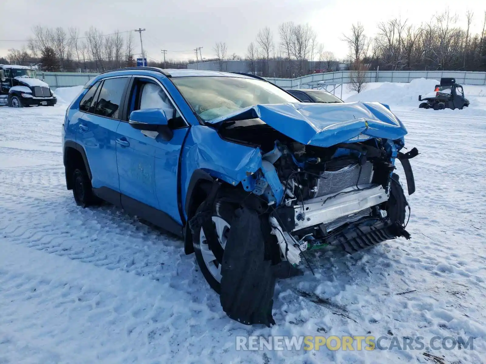 1 Photograph of a damaged car JTMG1RFV0KD007450 TOYOTA RAV4 2019