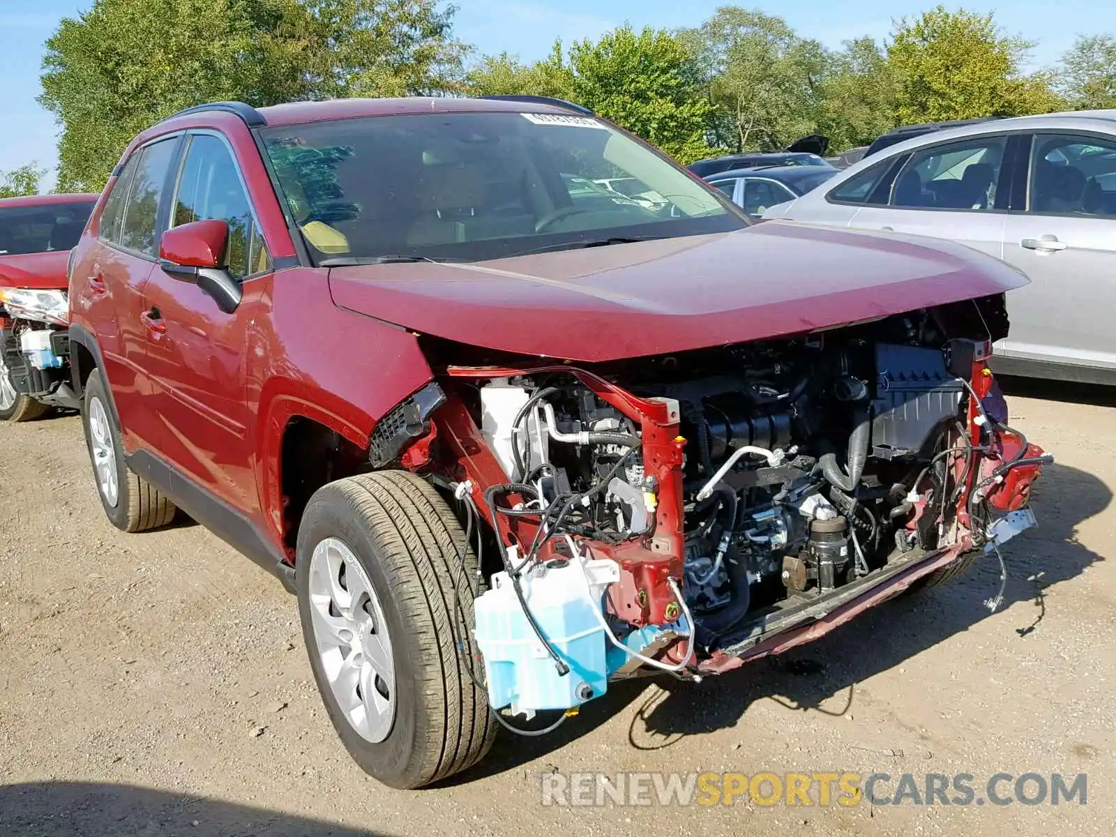 1 Photograph of a damaged car JTMG1RFV0KD008226 TOYOTA RAV4 2019