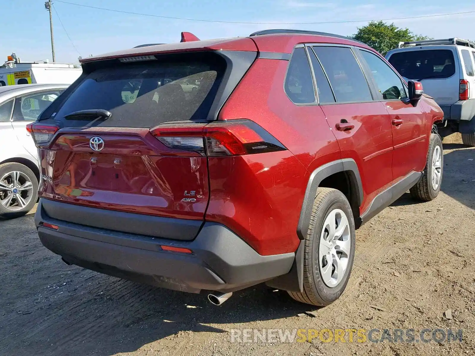 4 Photograph of a damaged car JTMG1RFV0KD008226 TOYOTA RAV4 2019