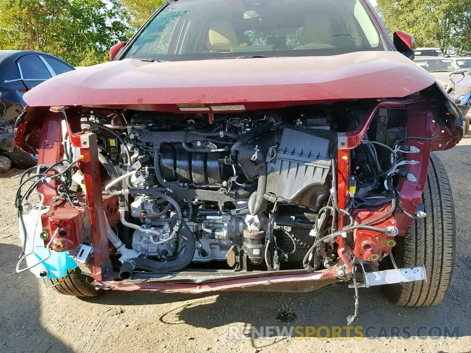 9 Photograph of a damaged car JTMG1RFV0KD008226 TOYOTA RAV4 2019