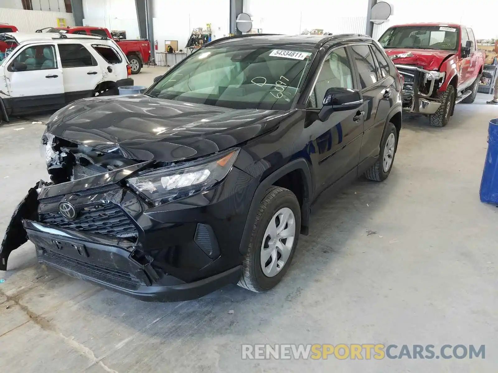 2 Photograph of a damaged car JTMG1RFV0KD016097 TOYOTA RAV4 2019