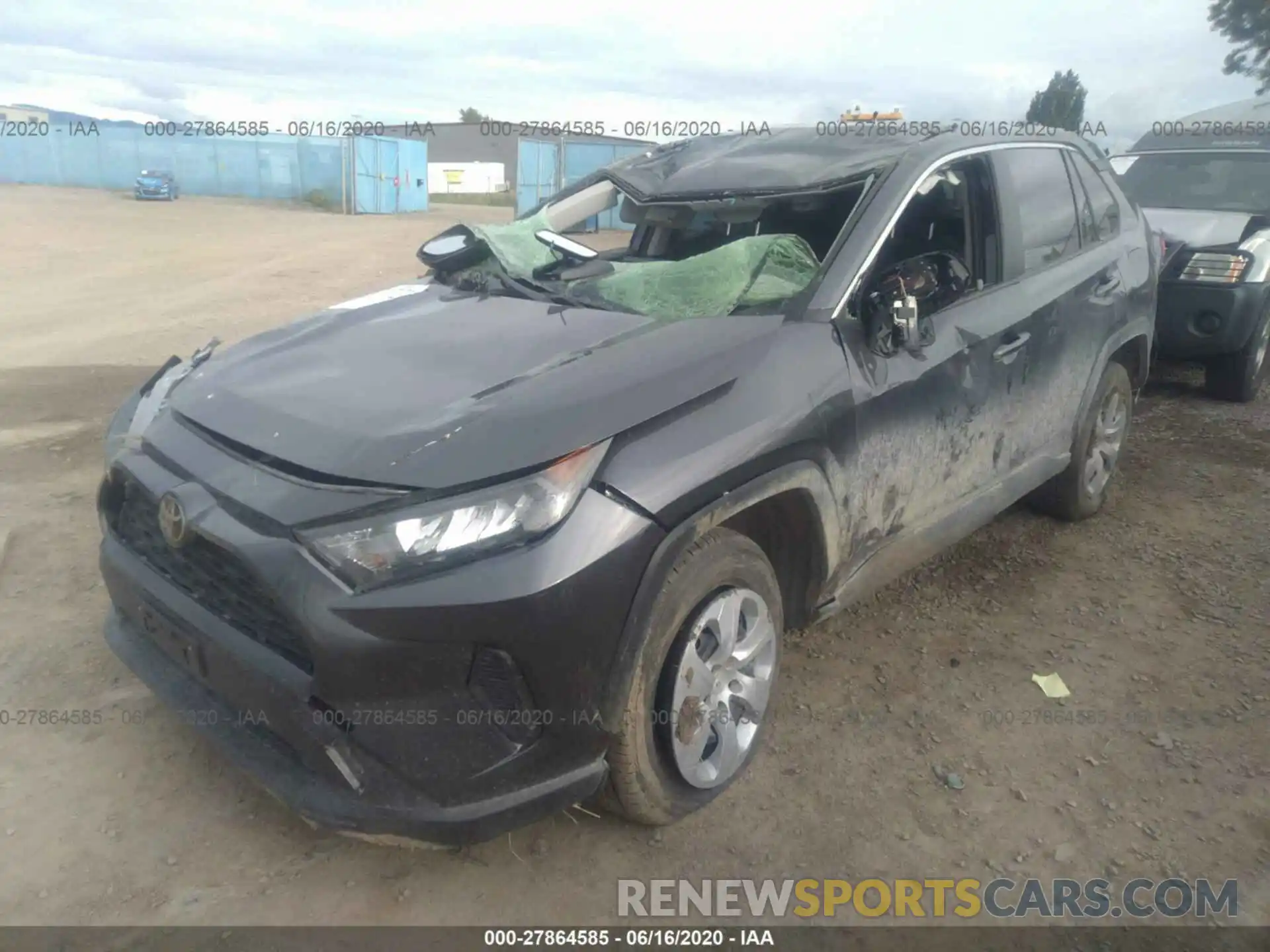 2 Photograph of a damaged car JTMG1RFV0KD031148 TOYOTA RAV4 2019