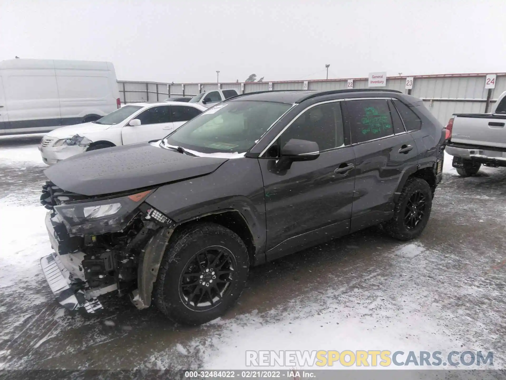 2 Photograph of a damaged car JTMG1RFV0KD044059 TOYOTA RAV4 2019