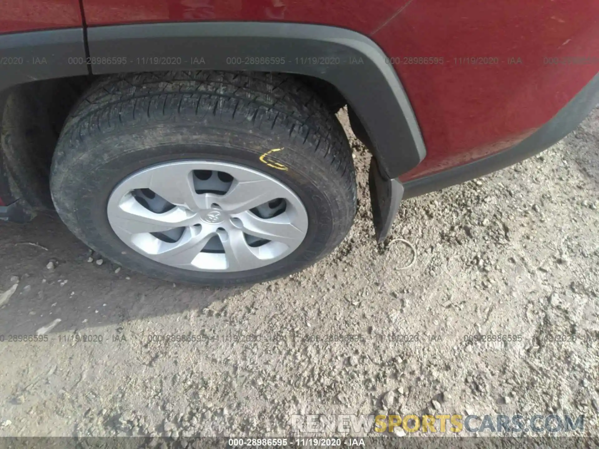 13 Photograph of a damaged car JTMG1RFV0KD502506 TOYOTA RAV4 2019