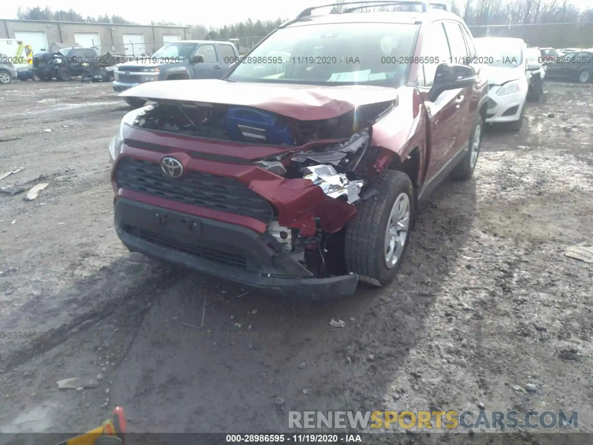 6 Photograph of a damaged car JTMG1RFV0KD502506 TOYOTA RAV4 2019