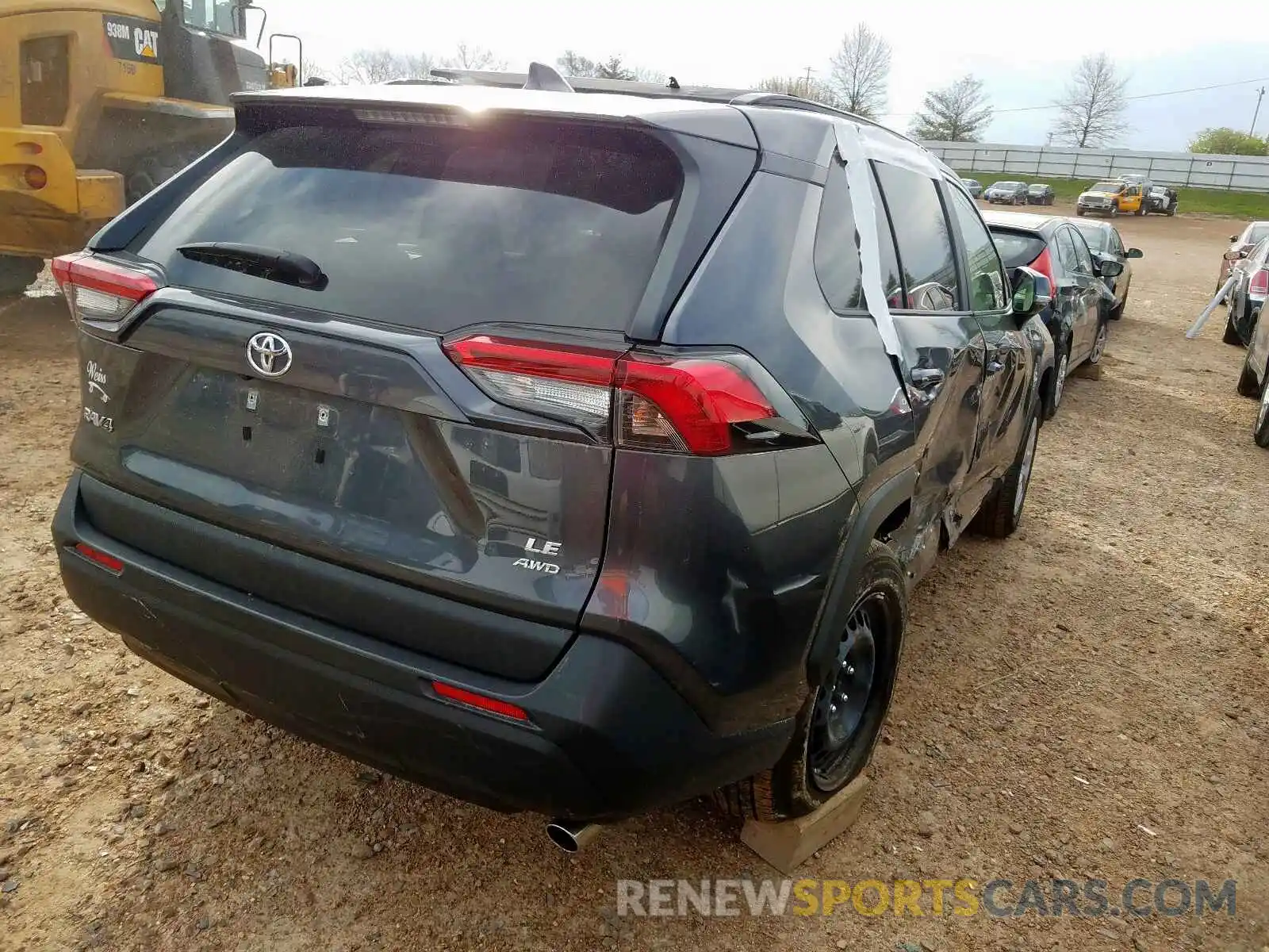 4 Photograph of a damaged car JTMG1RFV0KD504983 TOYOTA RAV4 2019