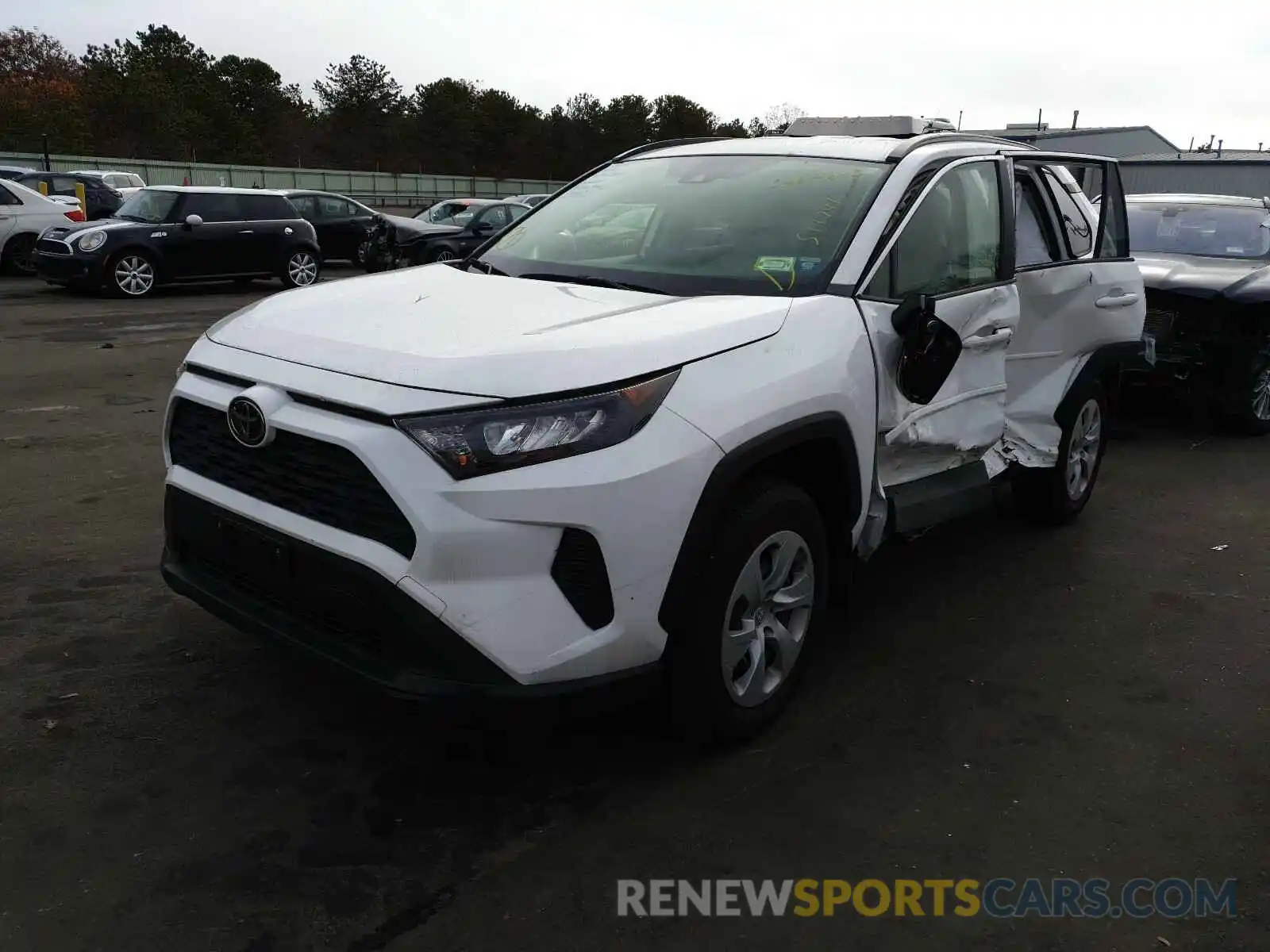 2 Photograph of a damaged car JTMG1RFV0KD511741 TOYOTA RAV4 2019