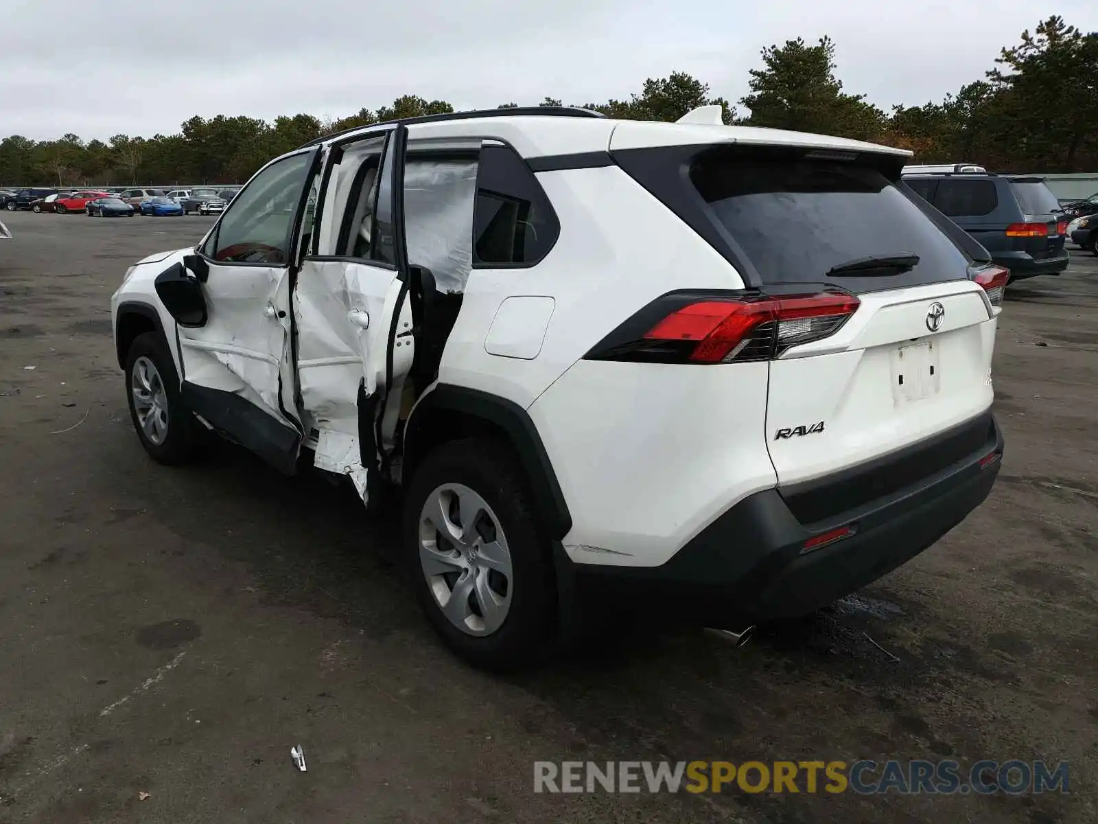 3 Photograph of a damaged car JTMG1RFV0KD511741 TOYOTA RAV4 2019