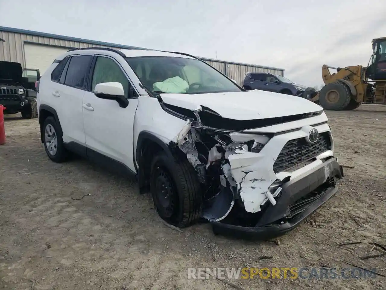 1 Photograph of a damaged car JTMG1RFV0KJ009040 TOYOTA RAV4 2019