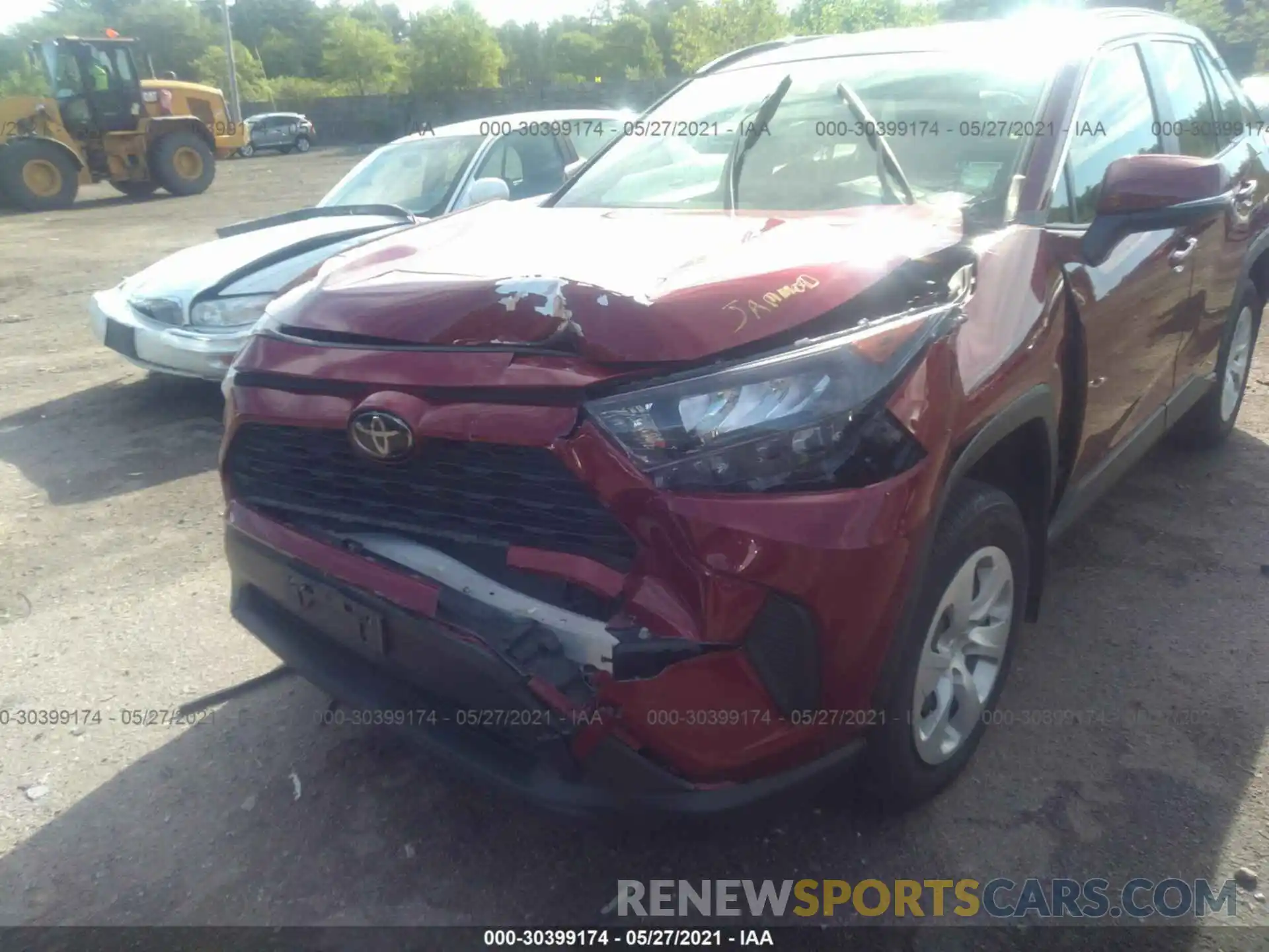 6 Photograph of a damaged car JTMG1RFV0KJ011483 TOYOTA RAV4 2019