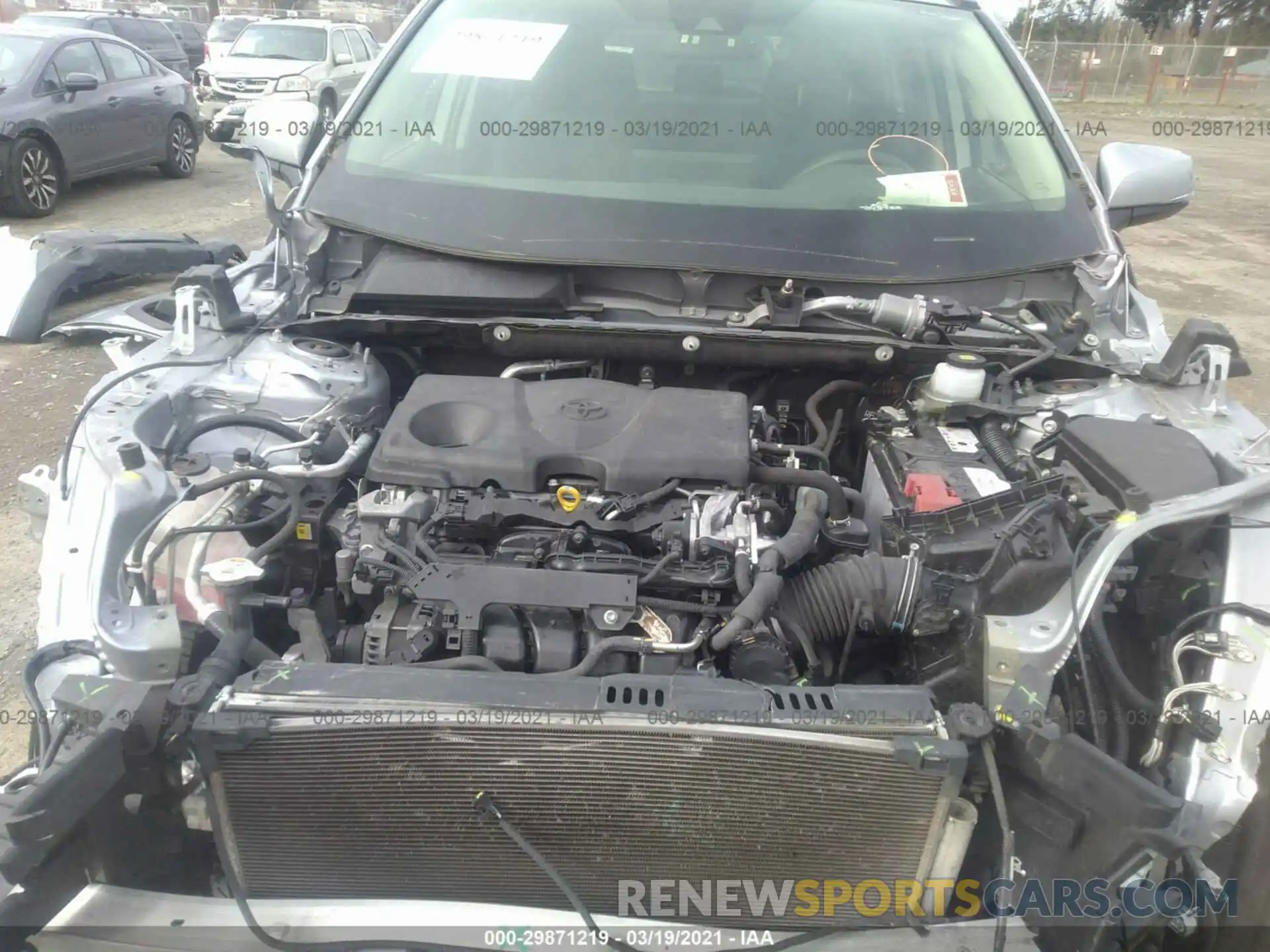 10 Photograph of a damaged car JTMG1RFV1KD003648 TOYOTA RAV4 2019