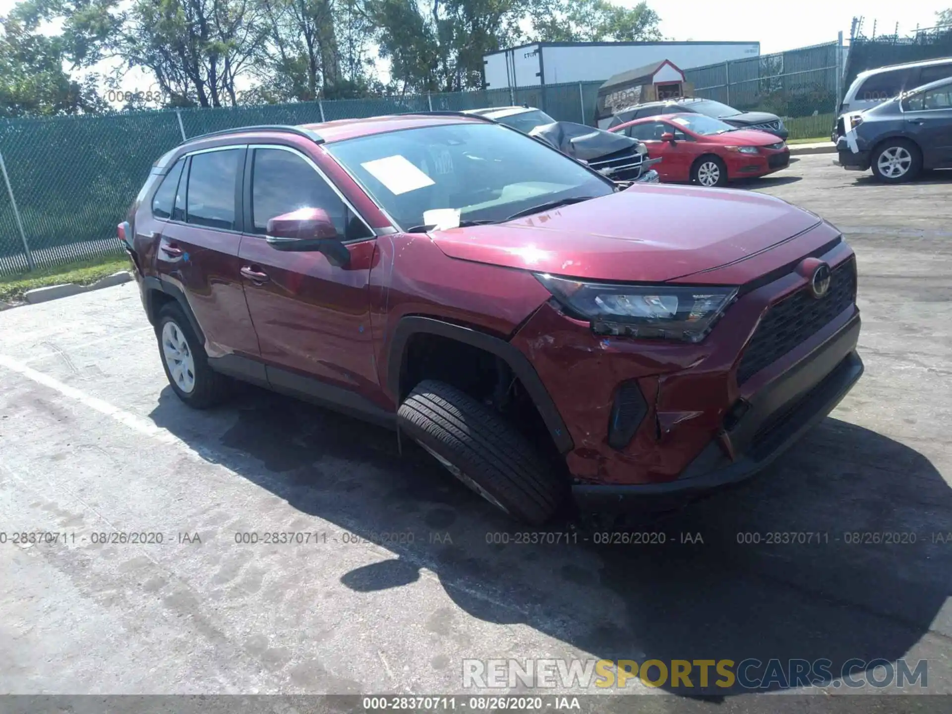 1 Photograph of a damaged car JTMG1RFV1KD004234 TOYOTA RAV4 2019