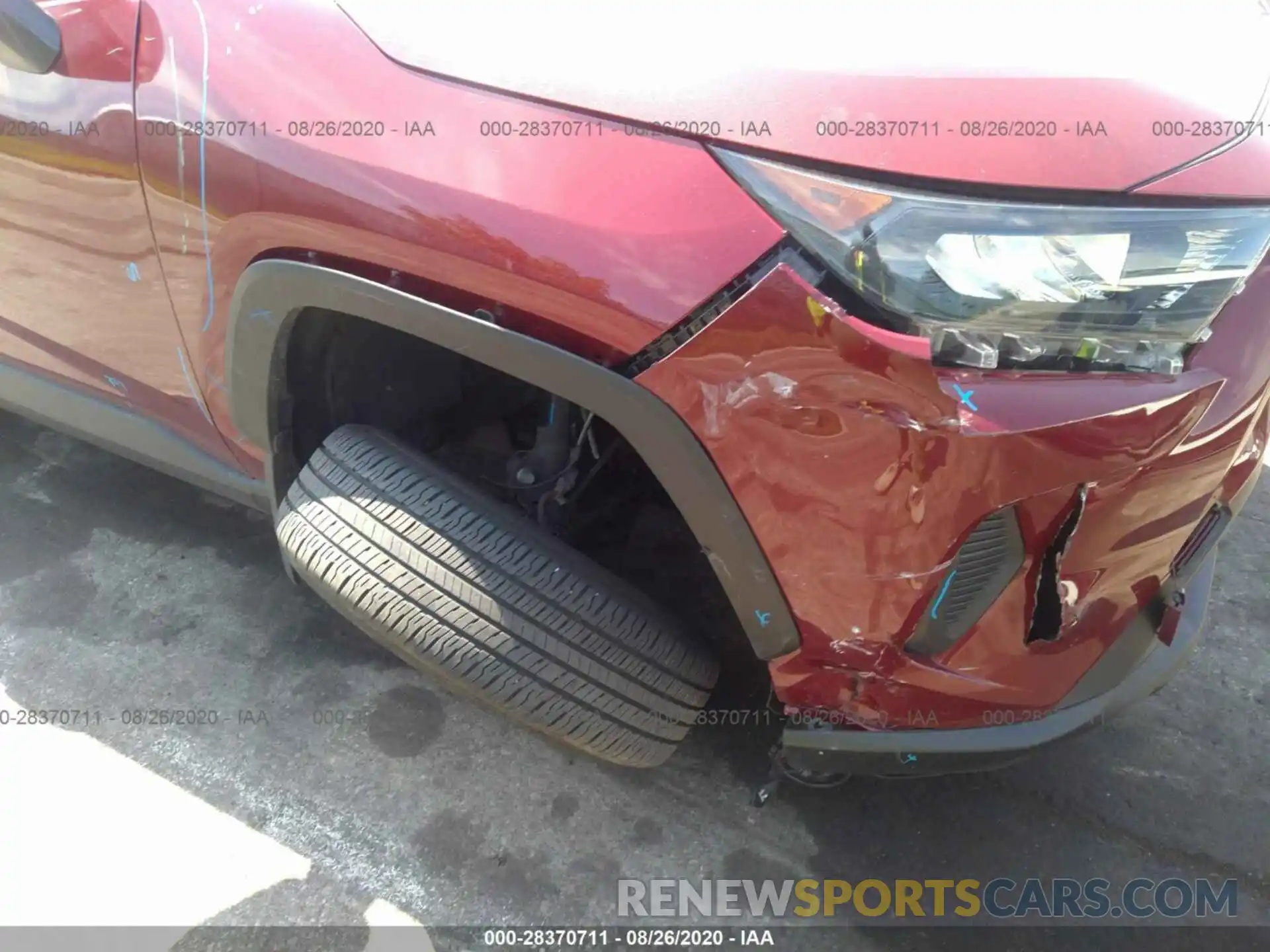 6 Фотография поврежденного автомобиля JTMG1RFV1KD004234 TOYOTA RAV4 2019