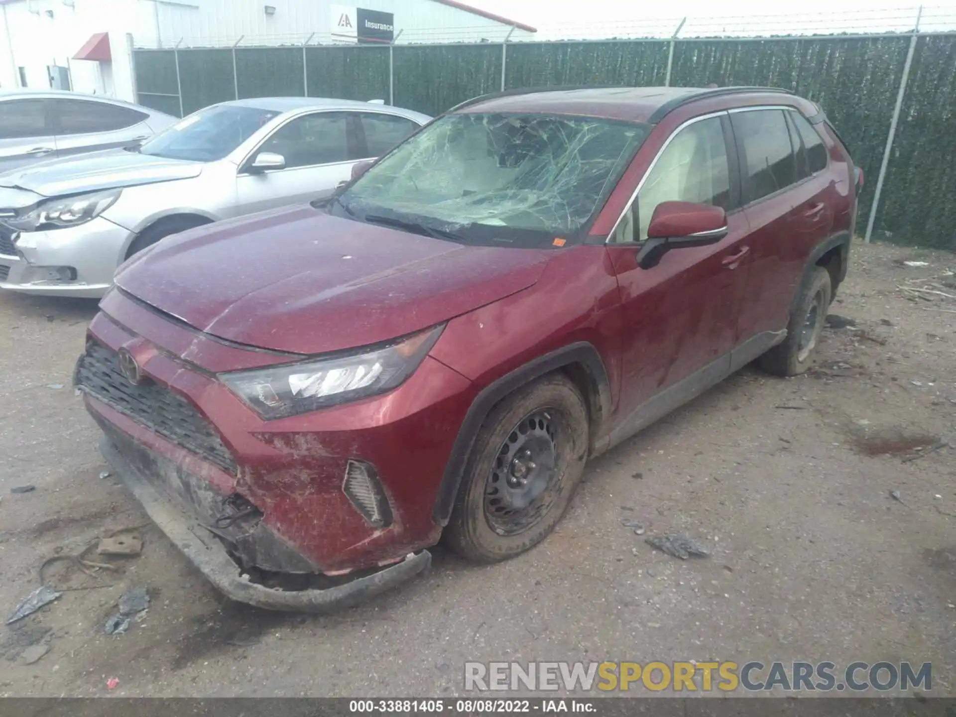 2 Фотография поврежденного автомобиля JTMG1RFV1KD011085 TOYOTA RAV4 2019