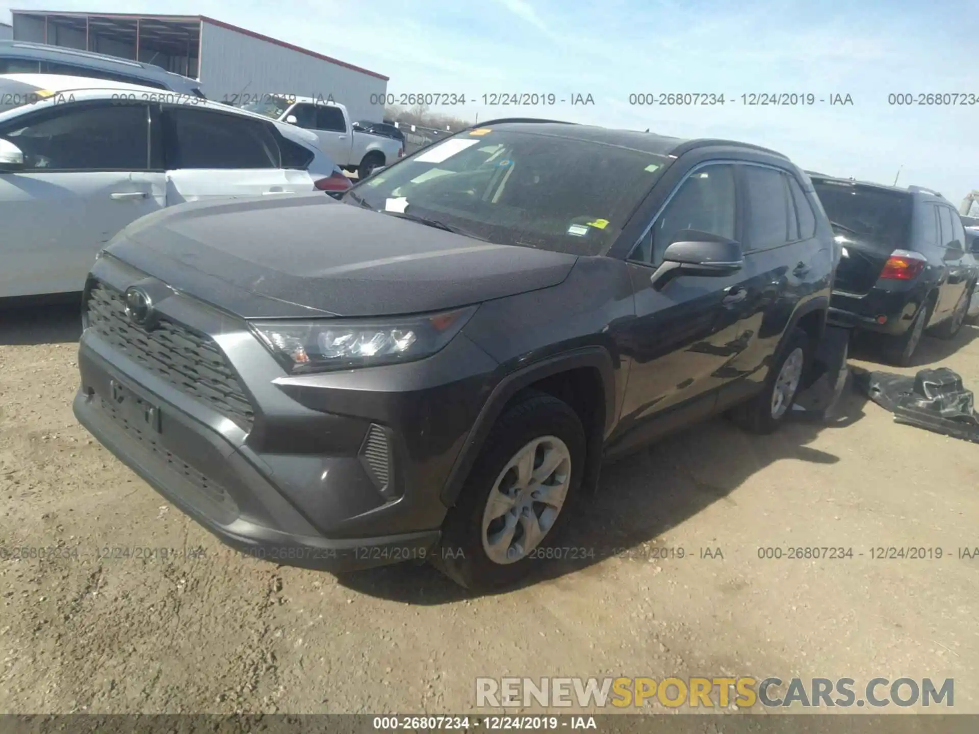 2 Фотография поврежденного автомобиля JTMG1RFV1KD012480 TOYOTA RAV4 2019