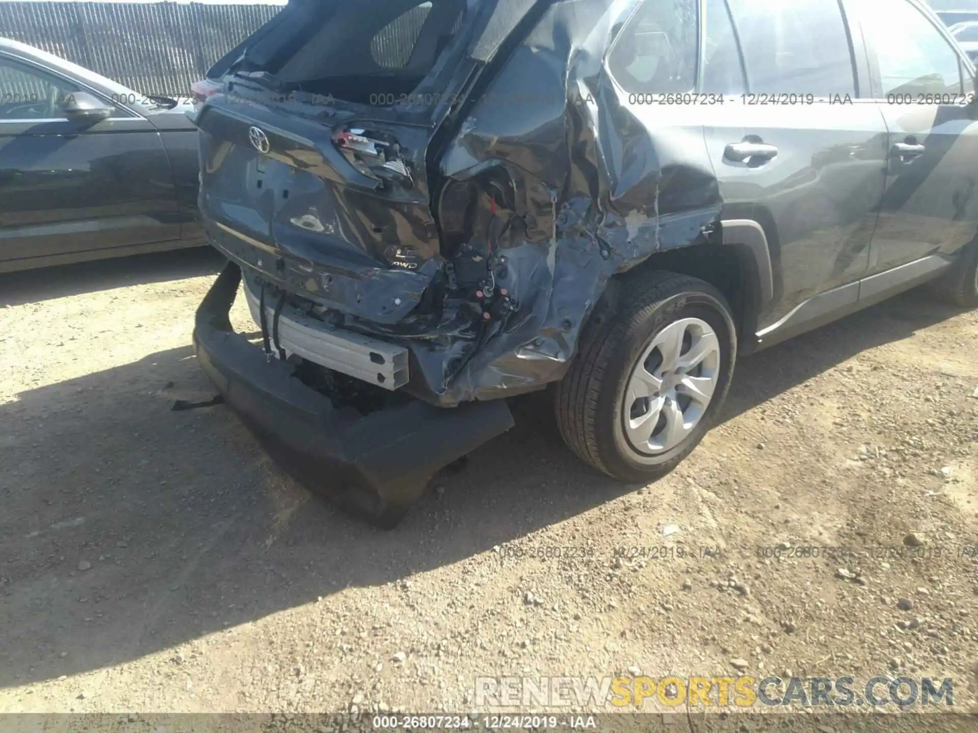 6 Photograph of a damaged car JTMG1RFV1KD012480 TOYOTA RAV4 2019