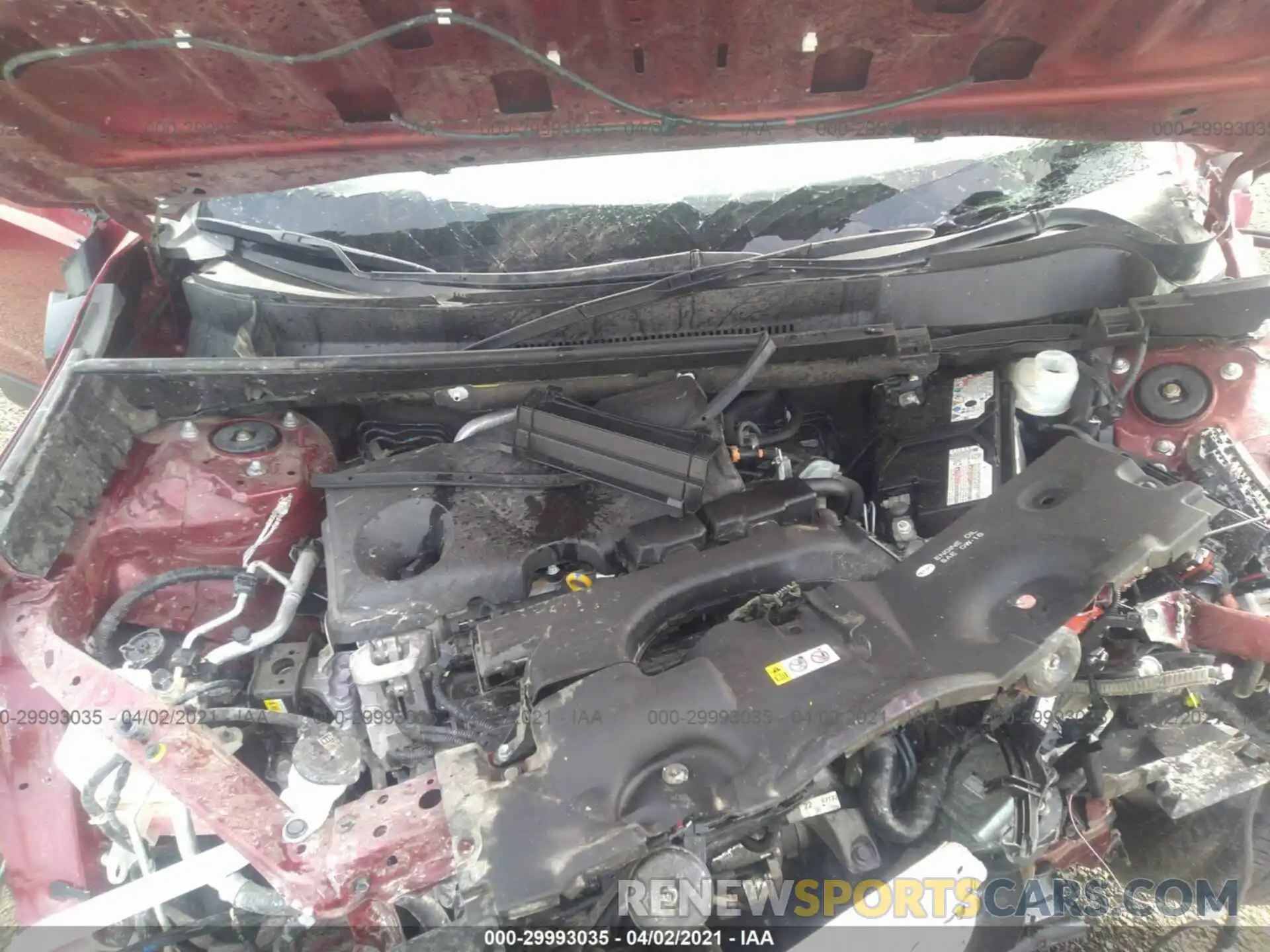 10 Photograph of a damaged car JTMG1RFV1KD027836 TOYOTA RAV4 2019