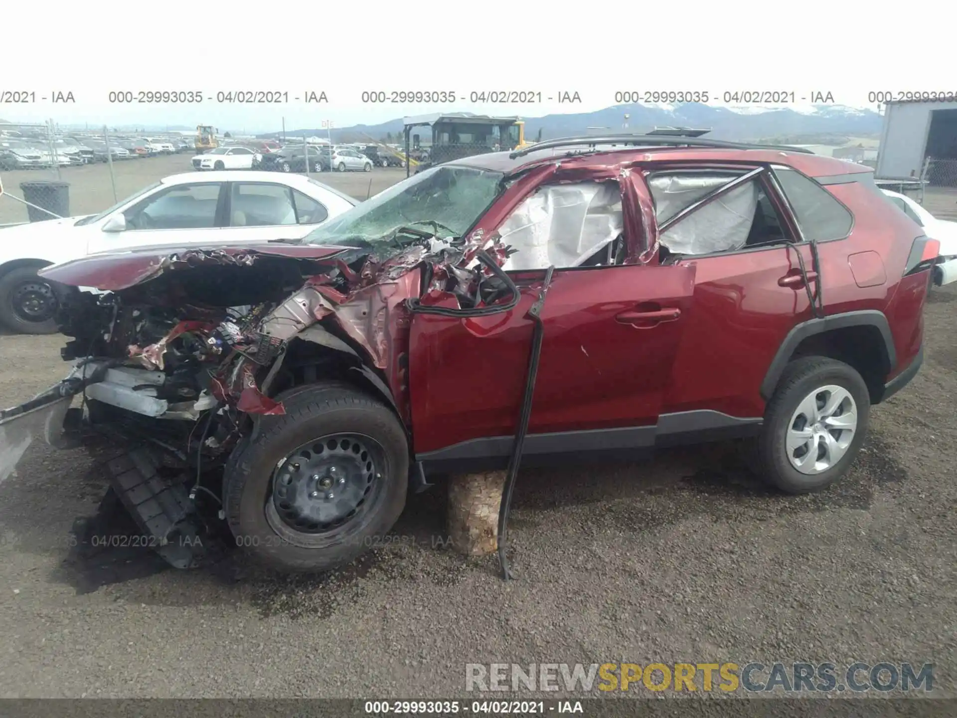 2 Photograph of a damaged car JTMG1RFV1KD027836 TOYOTA RAV4 2019