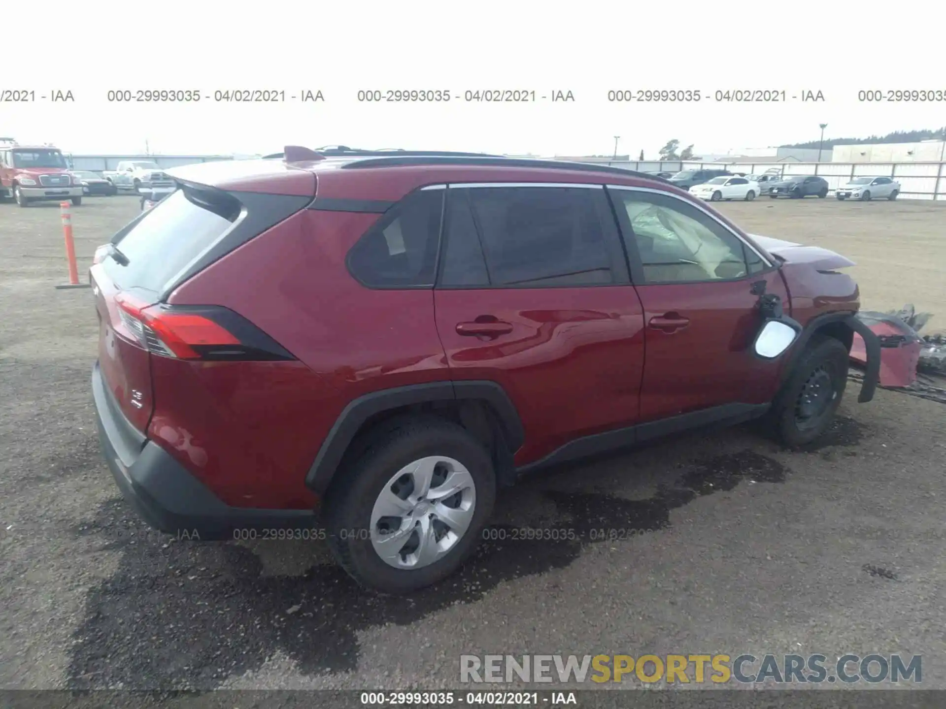 4 Photograph of a damaged car JTMG1RFV1KD027836 TOYOTA RAV4 2019