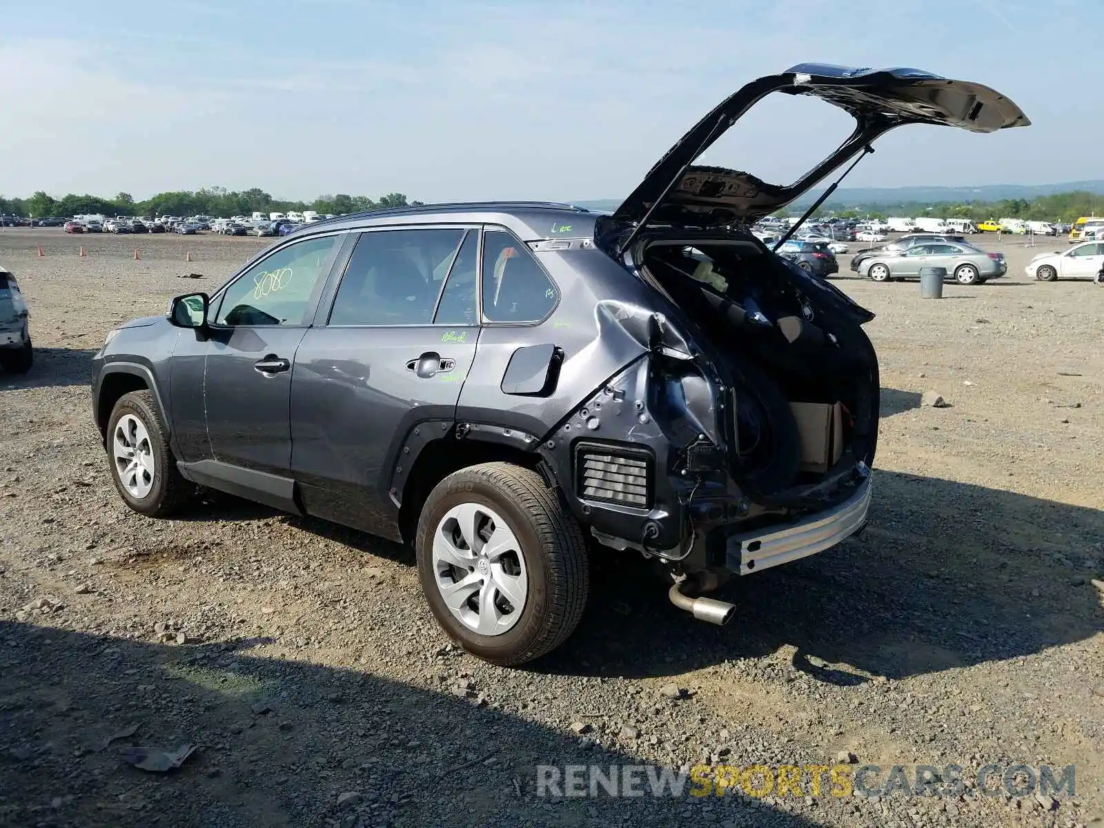 3 Фотография поврежденного автомобиля JTMG1RFV1KD029991 TOYOTA RAV4 2019