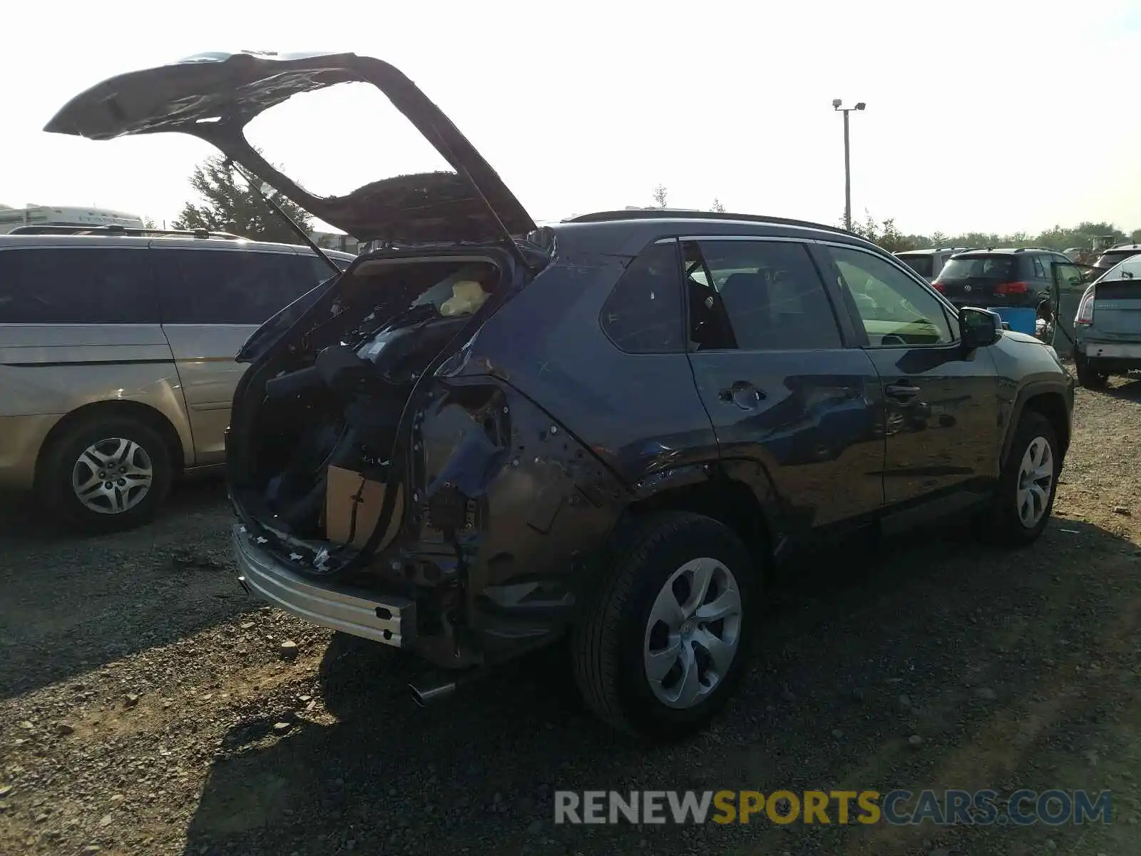 4 Photograph of a damaged car JTMG1RFV1KD029991 TOYOTA RAV4 2019