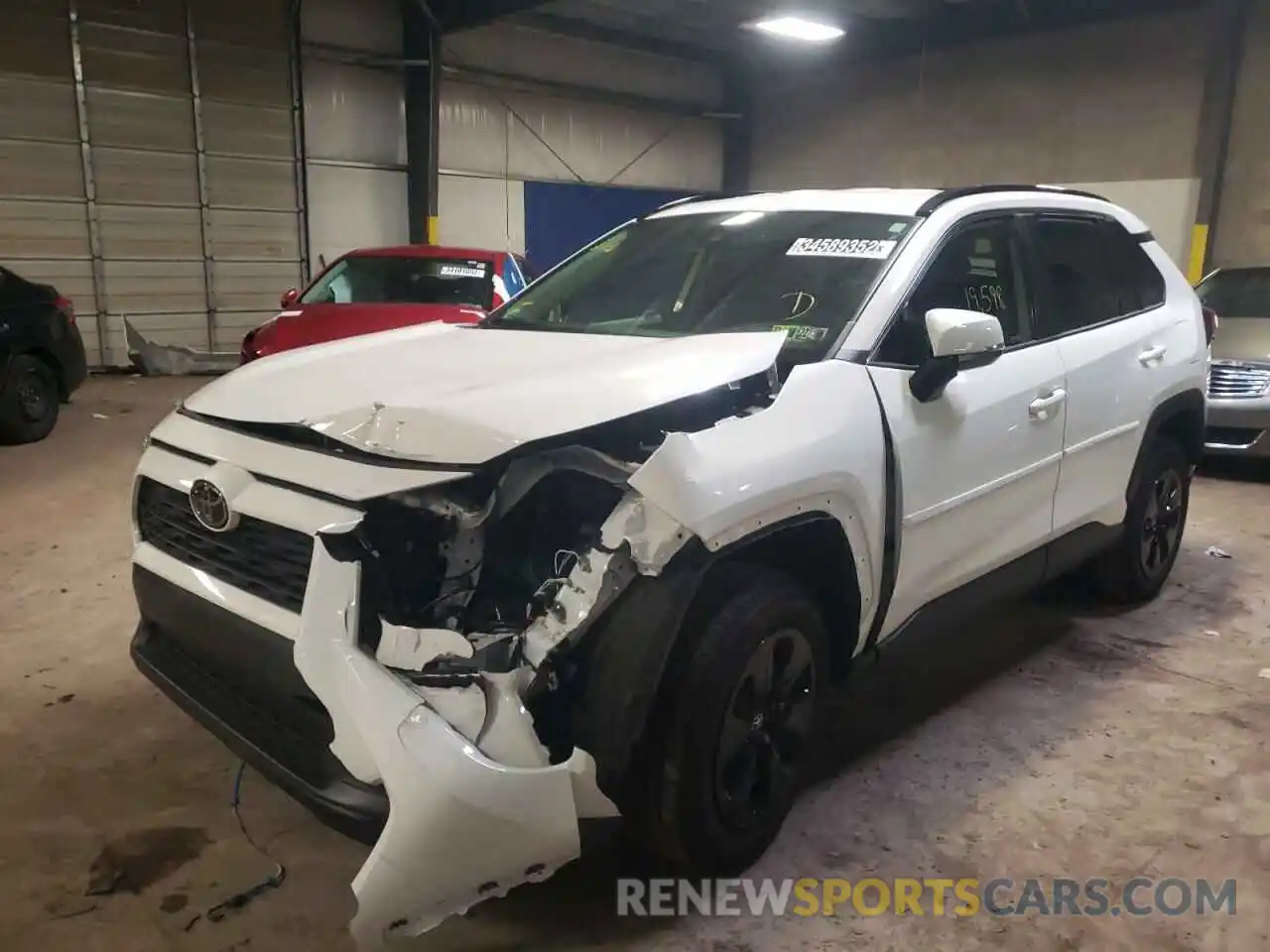 2 Photograph of a damaged car JTMG1RFV1KD043860 TOYOTA RAV4 2019