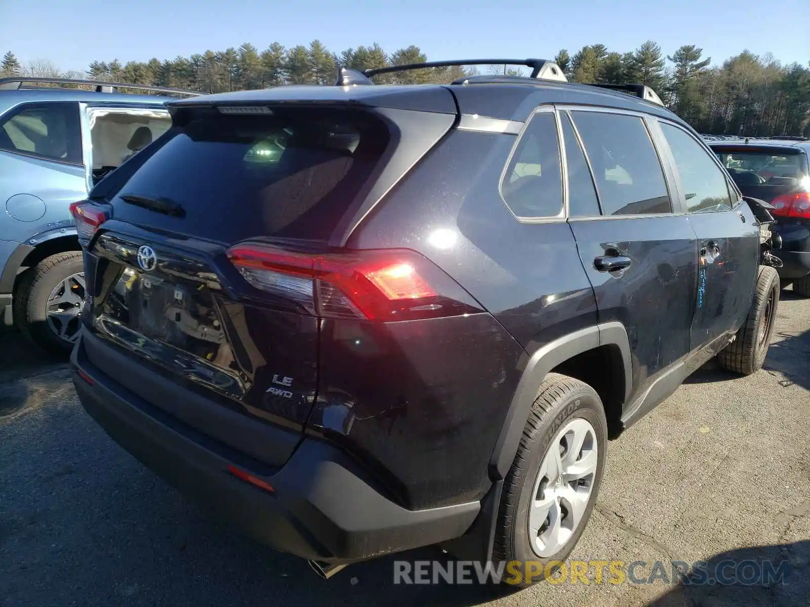 4 Photograph of a damaged car JTMG1RFV1KD504023 TOYOTA RAV4 2019