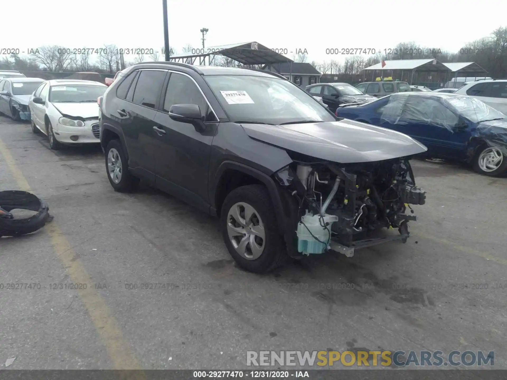 1 Photograph of a damaged car JTMG1RFV1KD505883 TOYOTA RAV4 2019