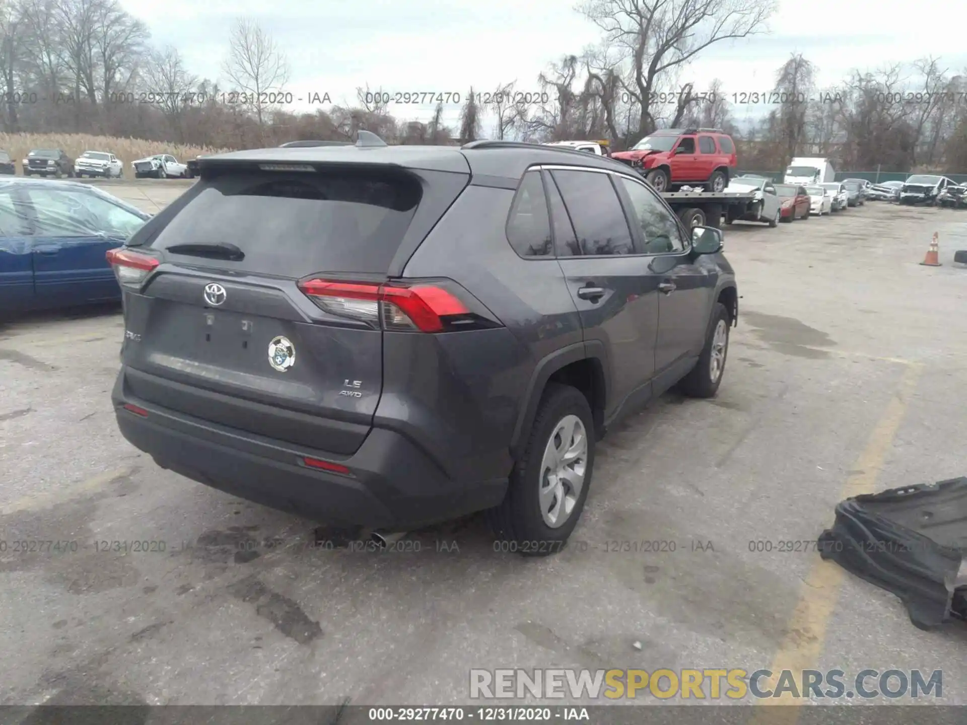 4 Photograph of a damaged car JTMG1RFV1KD505883 TOYOTA RAV4 2019