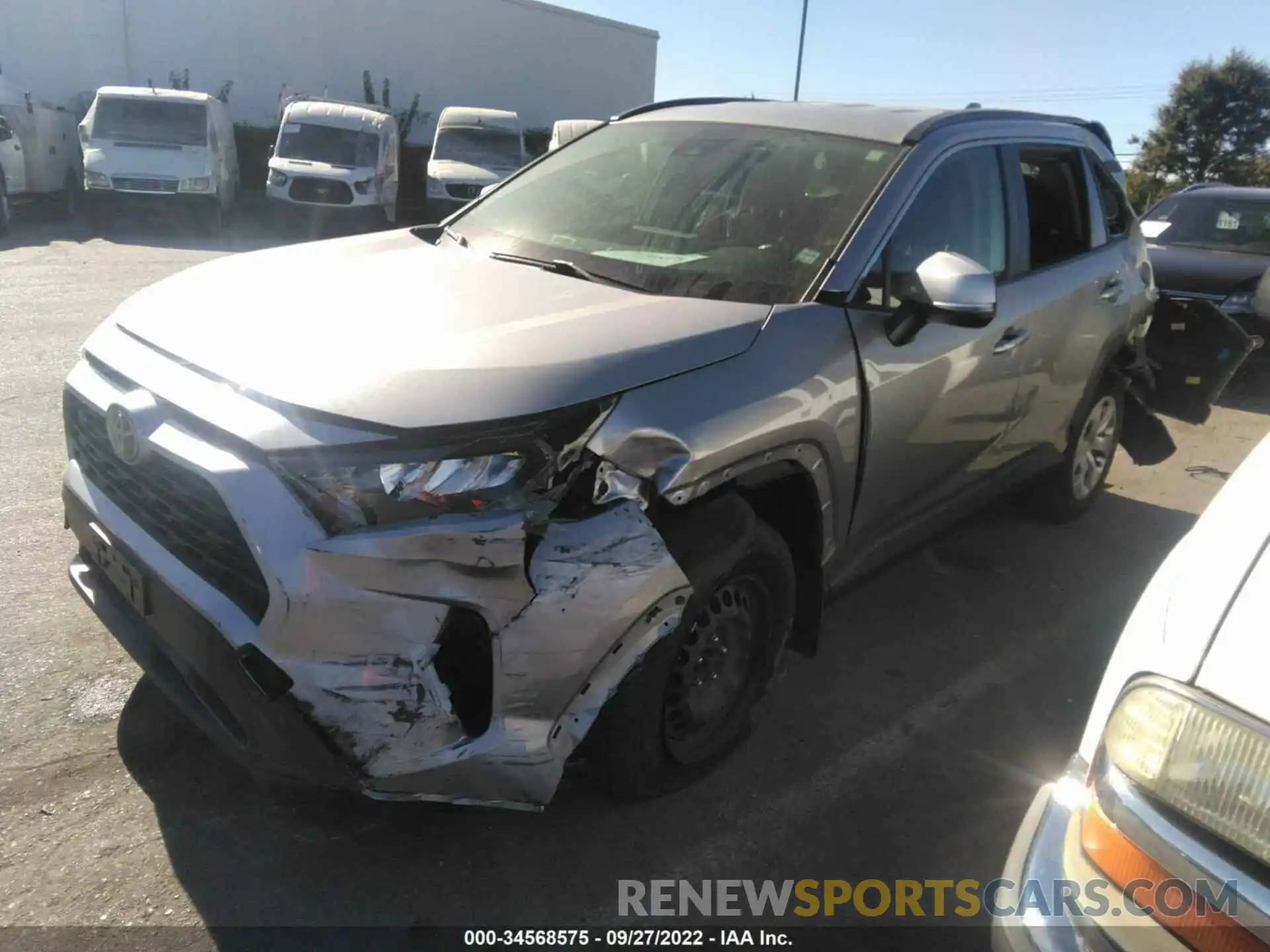 2 Photograph of a damaged car JTMG1RFV1KD507083 TOYOTA RAV4 2019