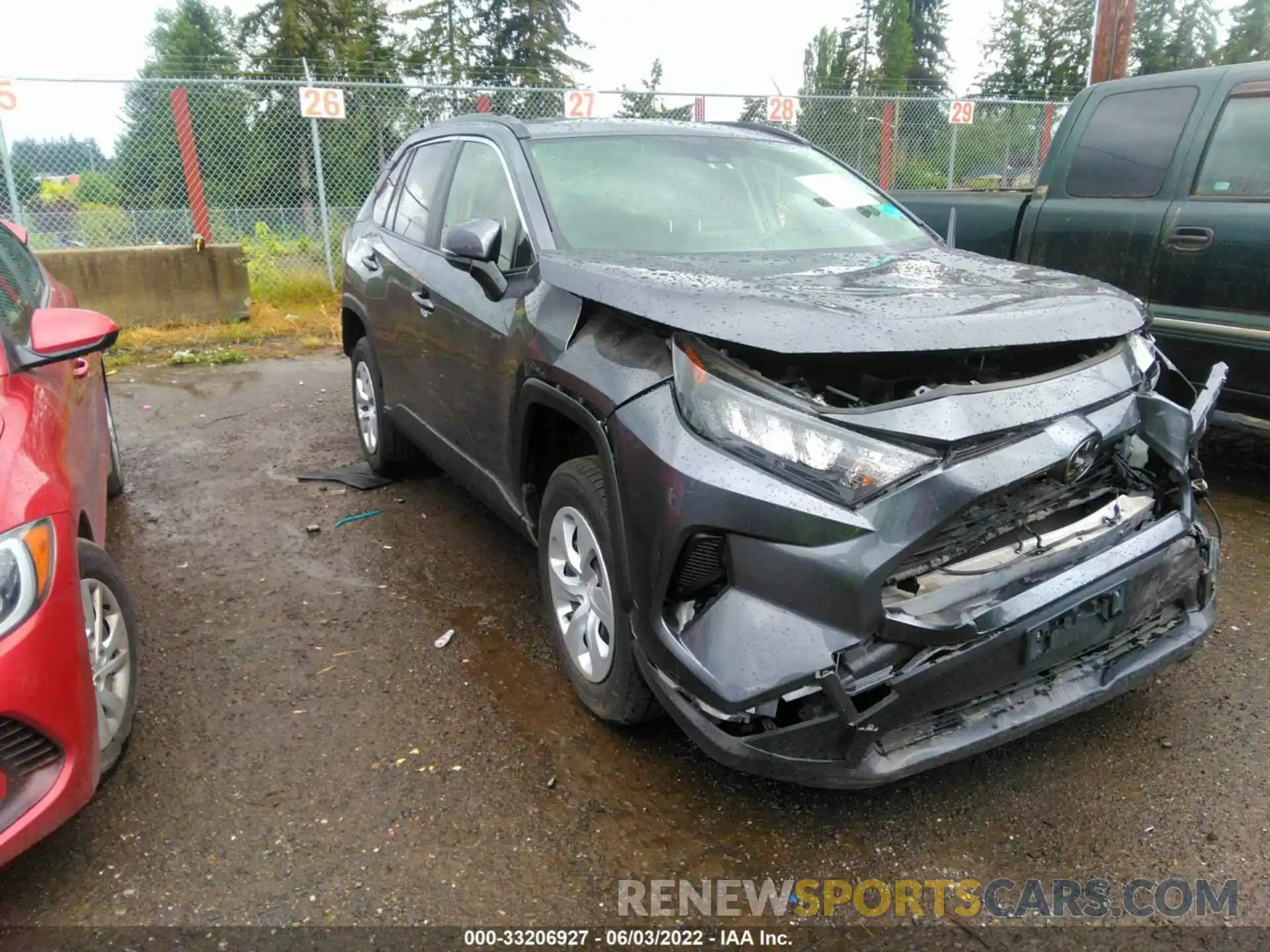 1 Photograph of a damaged car JTMG1RFV1KD508234 TOYOTA RAV4 2019