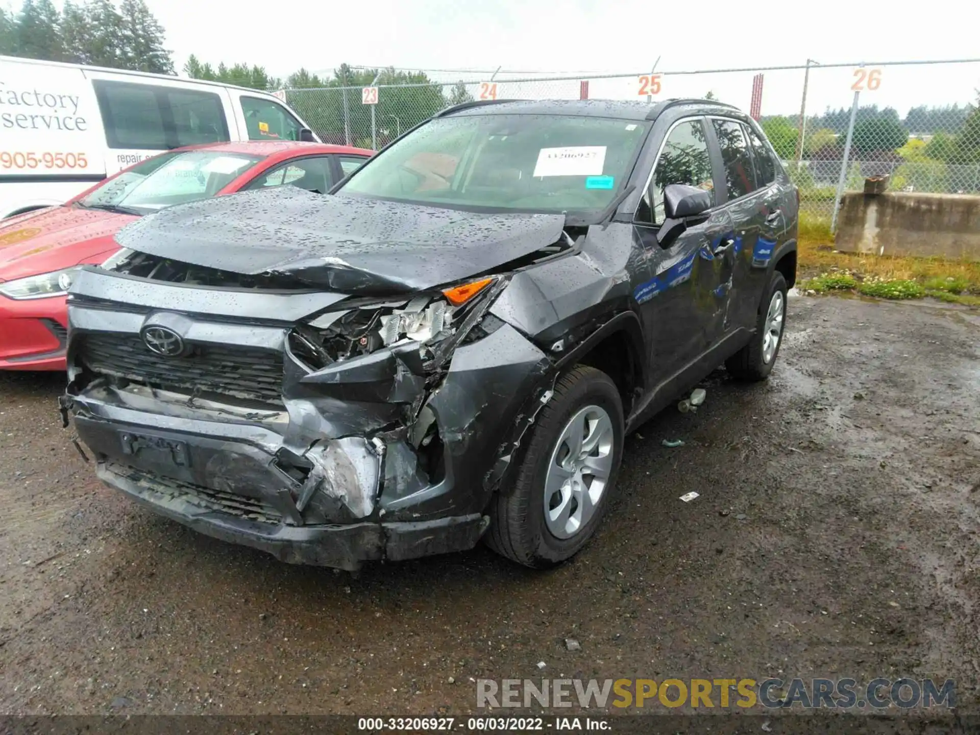 2 Photograph of a damaged car JTMG1RFV1KD508234 TOYOTA RAV4 2019