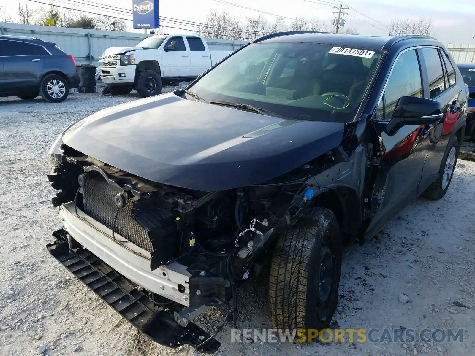 2 Photograph of a damaged car JTMG1RFV1KJ006499 TOYOTA RAV4 2019