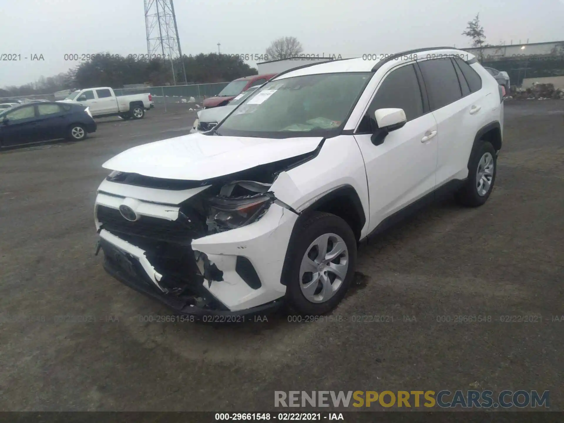 2 Фотография поврежденного автомобиля JTMG1RFV1KJ010326 TOYOTA RAV4 2019