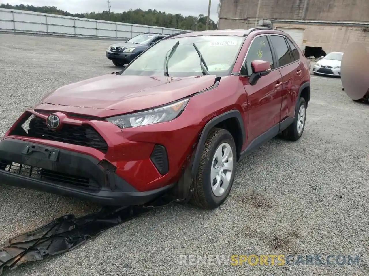 2 Photograph of a damaged car JTMG1RFV1KJ012271 TOYOTA RAV4 2019