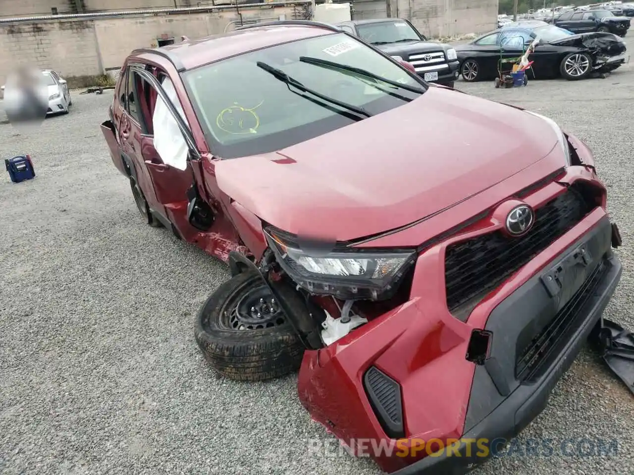 9 Photograph of a damaged car JTMG1RFV1KJ012271 TOYOTA RAV4 2019