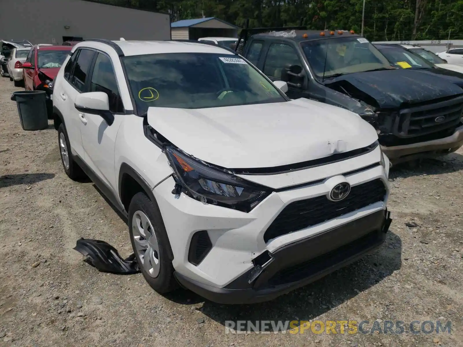 1 Photograph of a damaged car JTMG1RFV1KJ019463 TOYOTA RAV4 2019