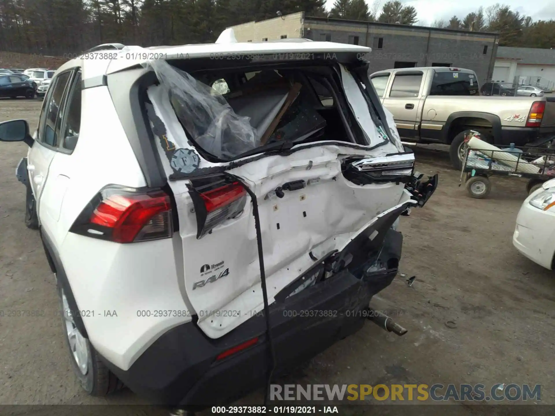6 Photograph of a damaged car JTMG1RFV2KD004503 TOYOTA RAV4 2019