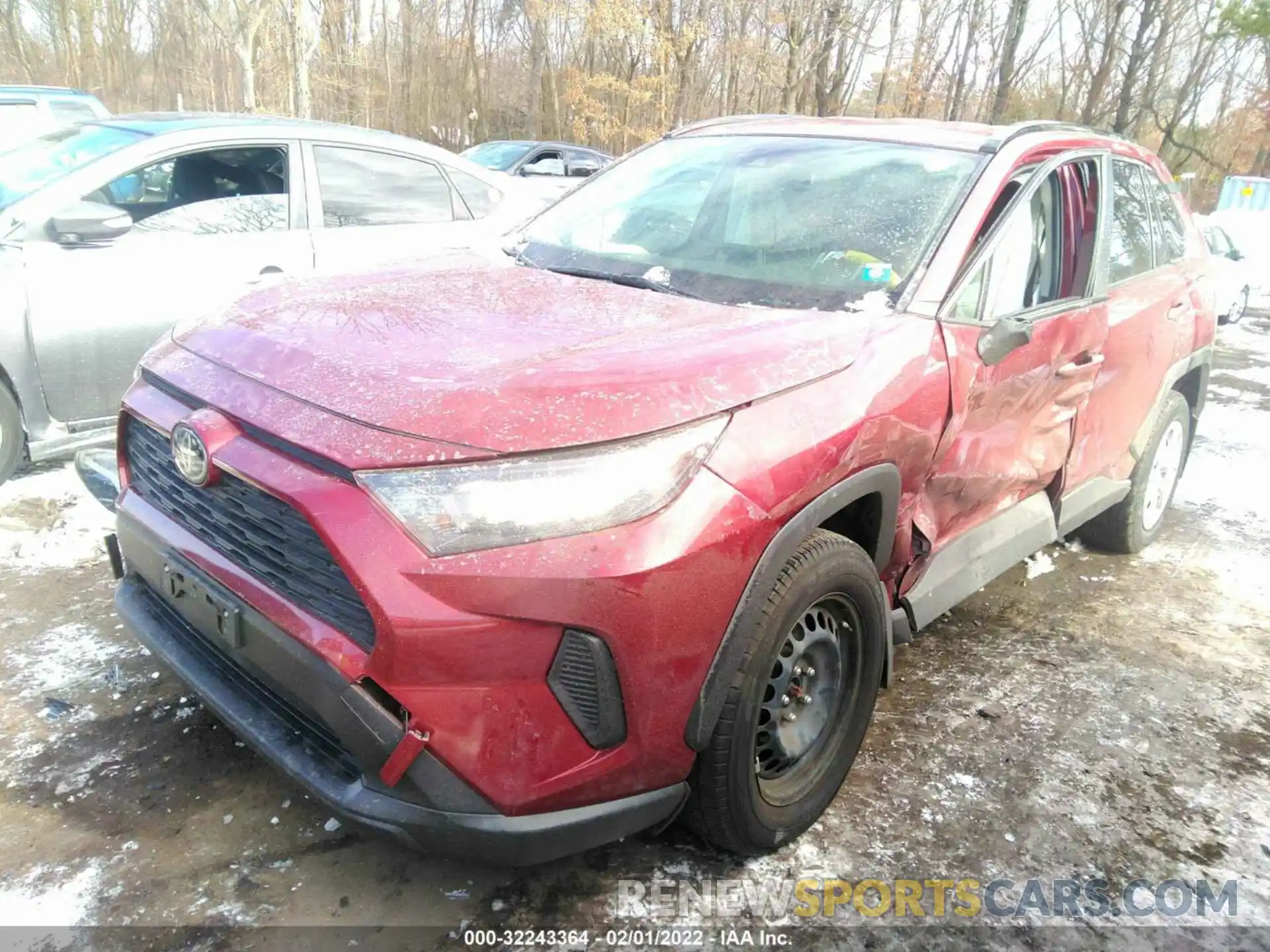 2 Фотография поврежденного автомобиля JTMG1RFV2KD006204 TOYOTA RAV4 2019