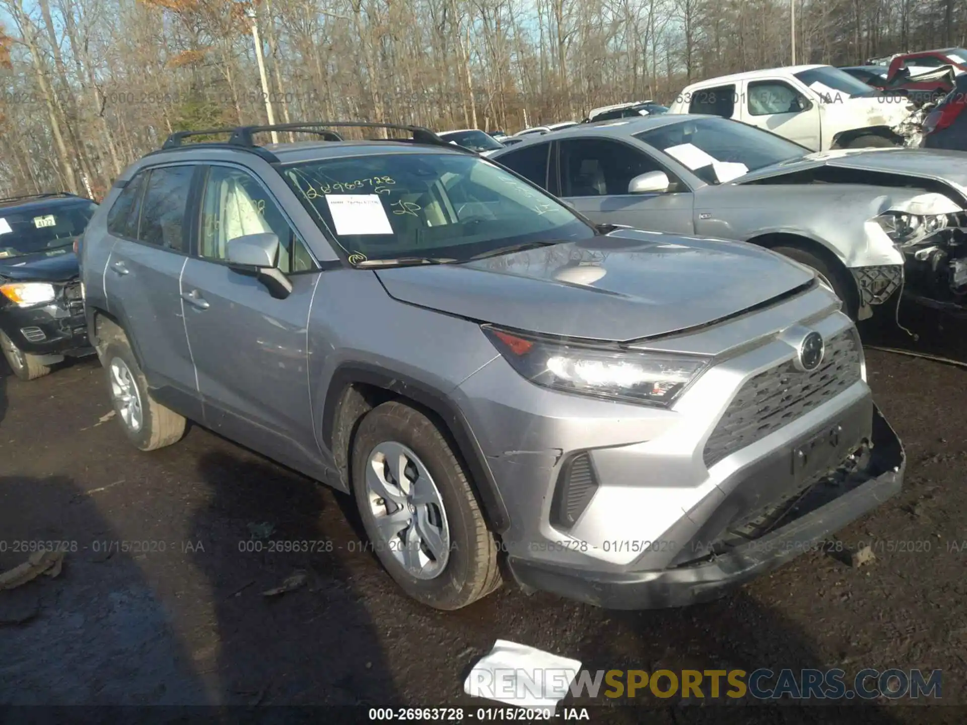 1 Photograph of a damaged car JTMG1RFV2KD008857 TOYOTA RAV4 2019